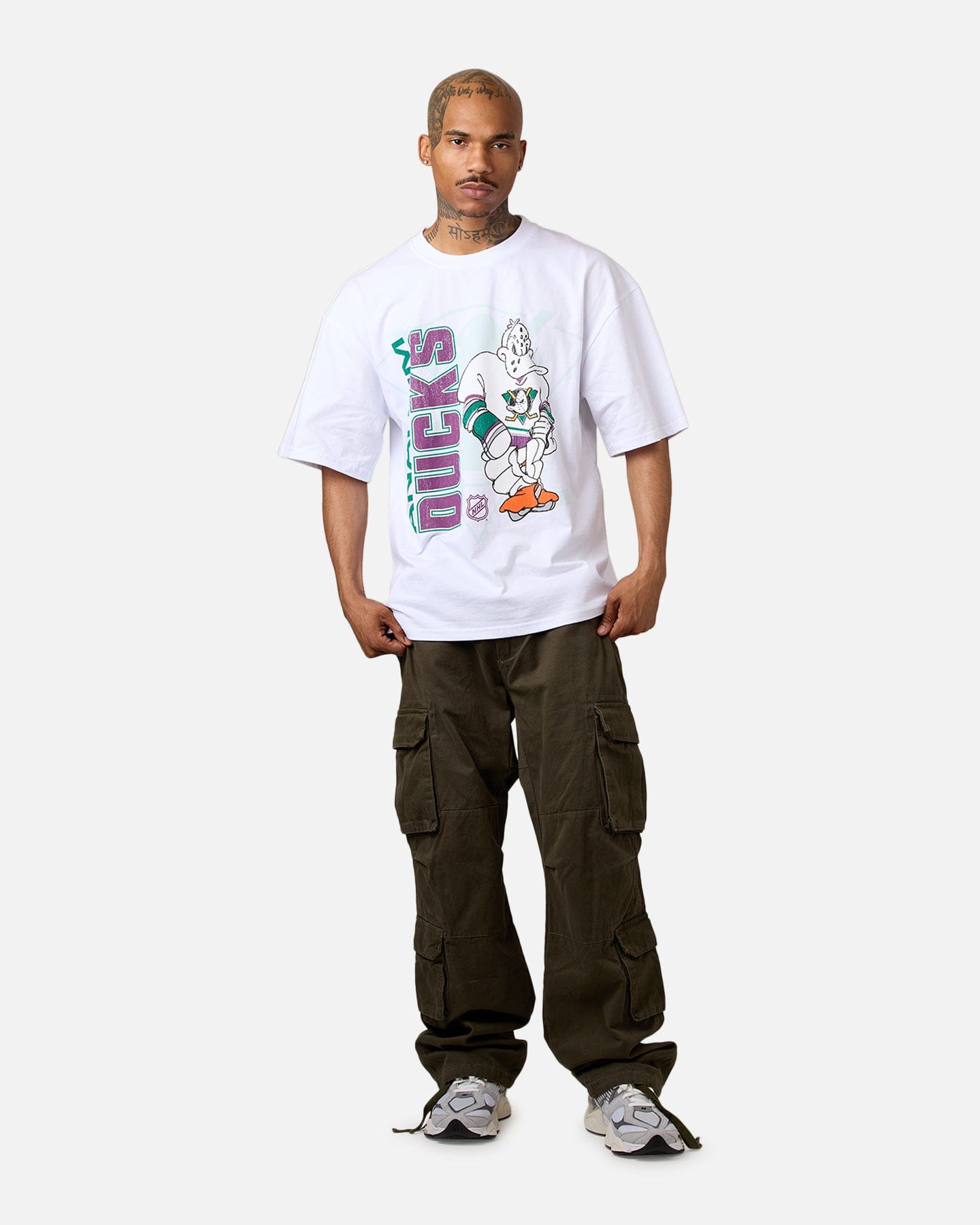 SMASH Culture Kings Anaheim Ducks Smash T - Shirt White