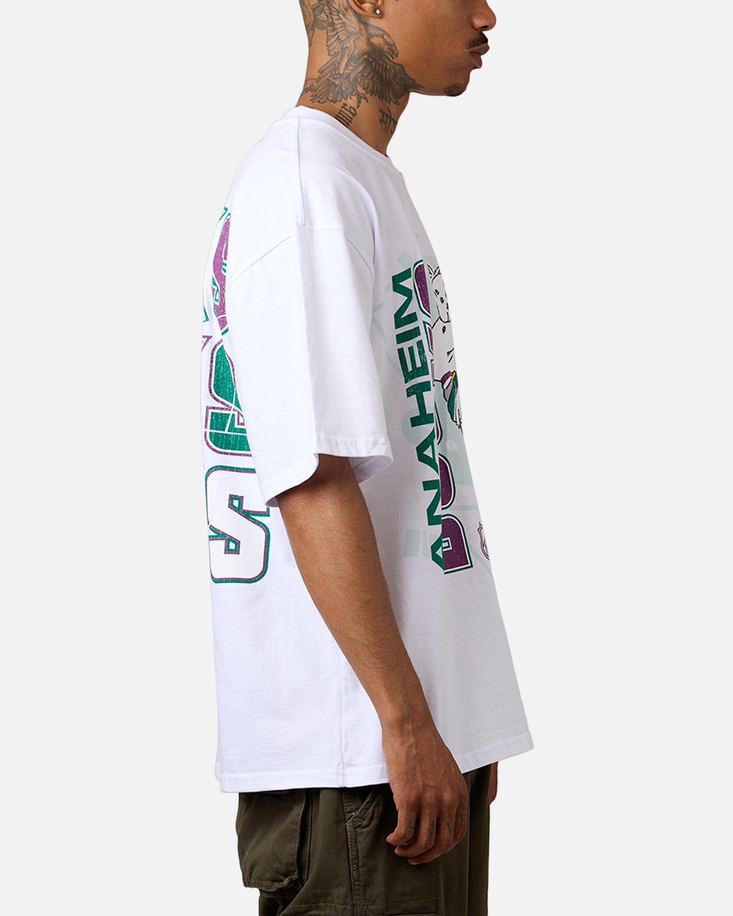 SMASH Culture Kings Anaheim Ducks Smash T - Shirt White