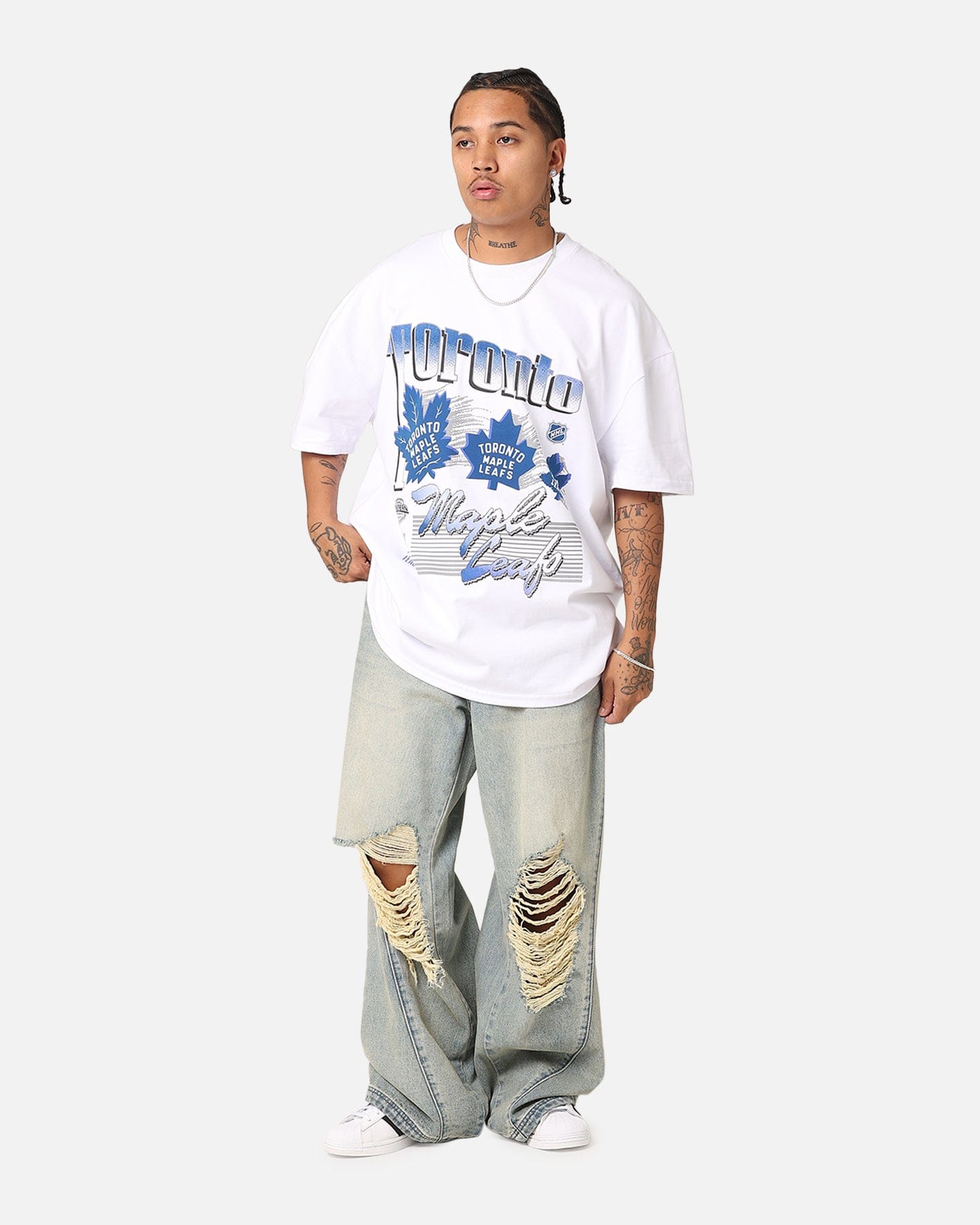 Maple Culture Kings Toronto Maple Leafs Heavyweight T - Shirt White