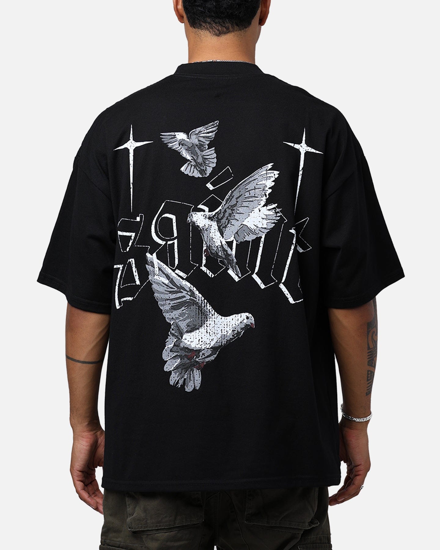 Saint Morta Freedom Mock T - Shirt Black