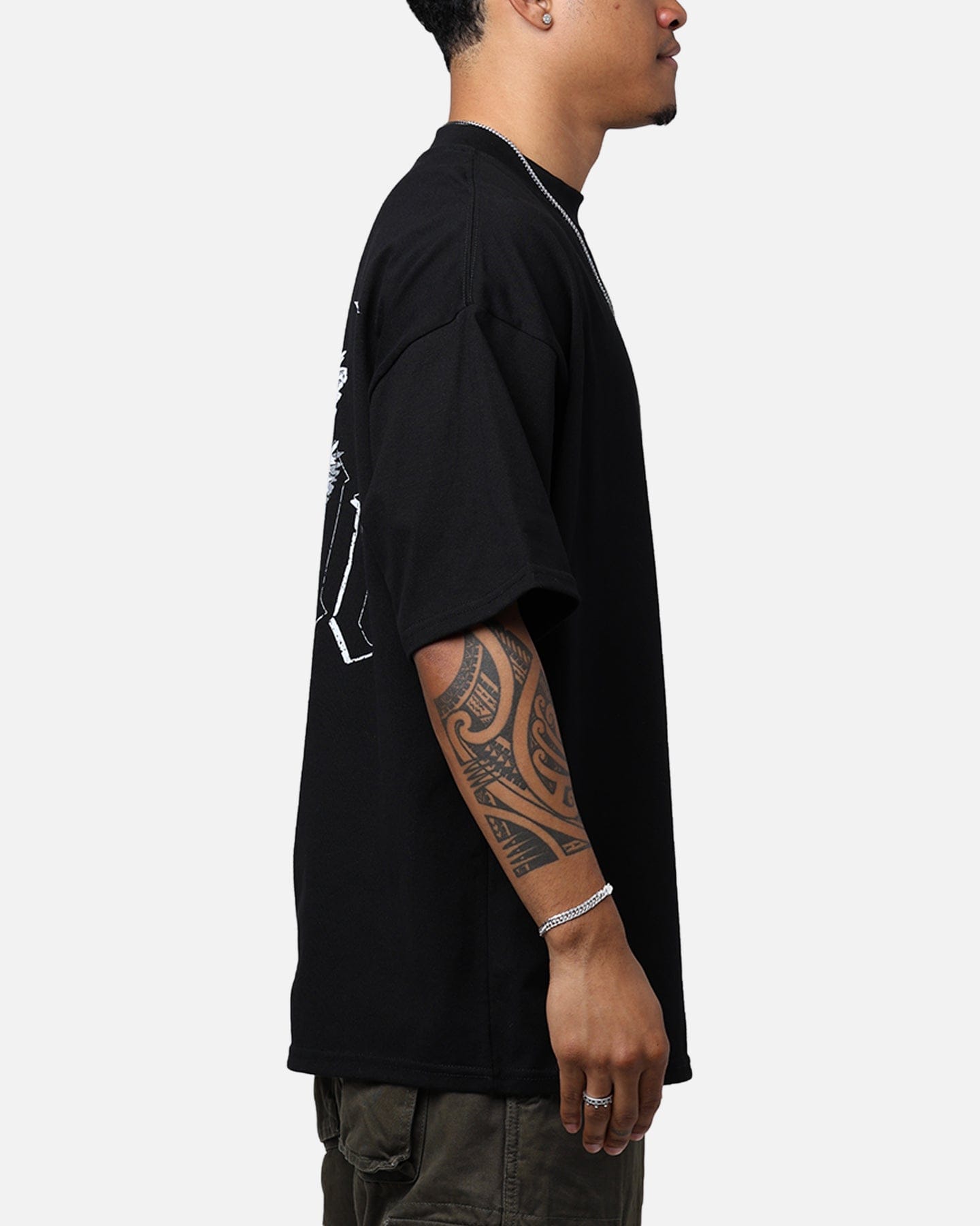 Saint Morta Freedom Mock T - Shirt Black