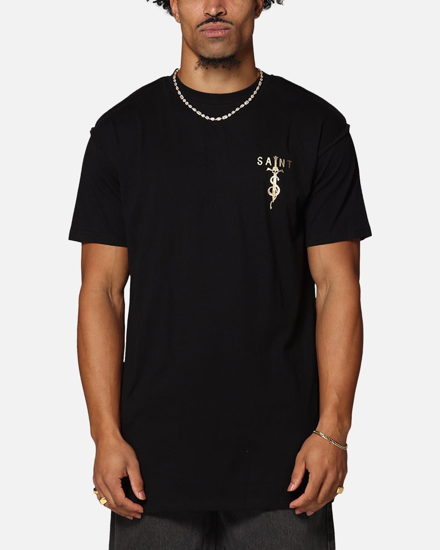 Saint Morta Daggers Lafayette T - Shirt Black/Gold