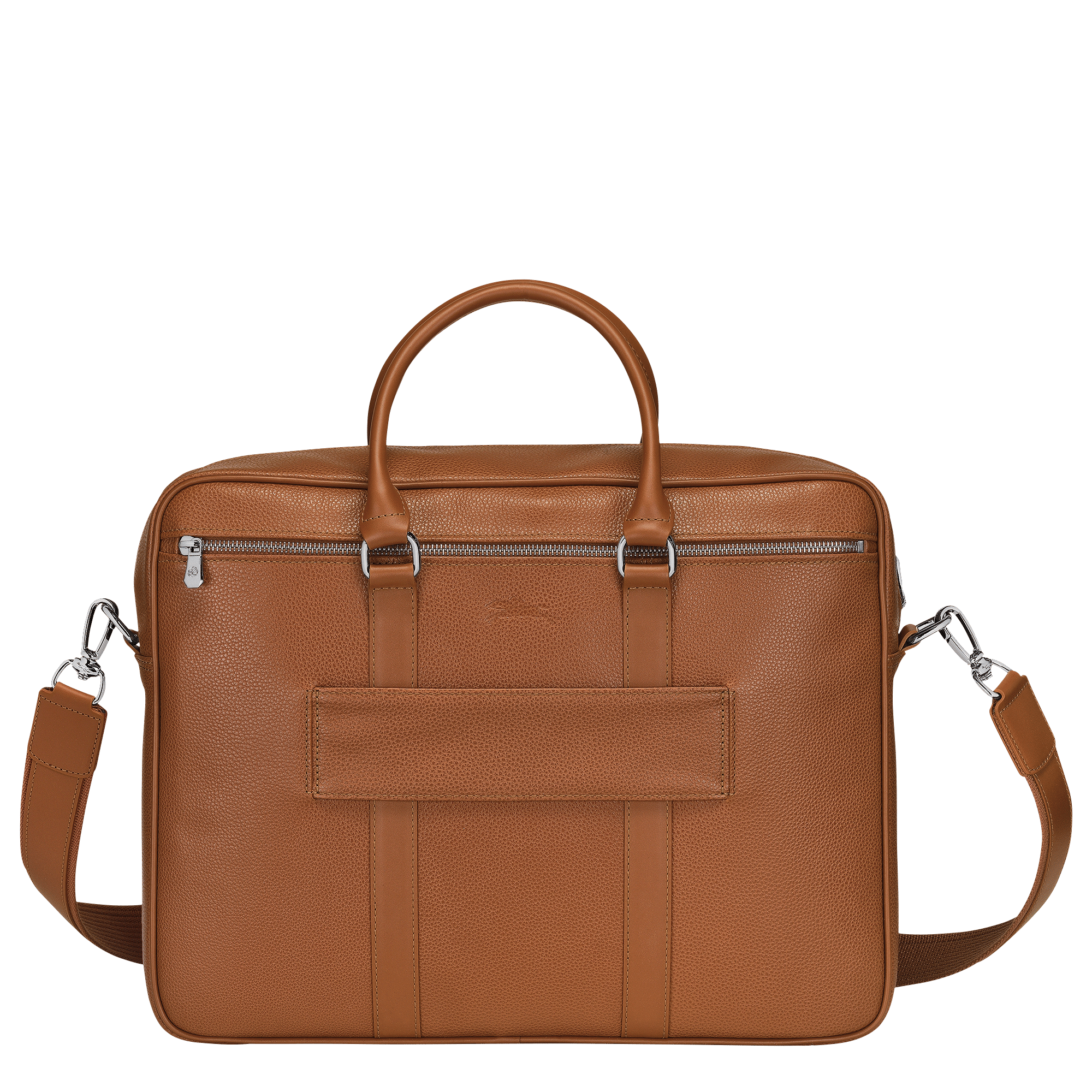 Long Champ Longchamp Le Foulonné M Briefcase Caramel