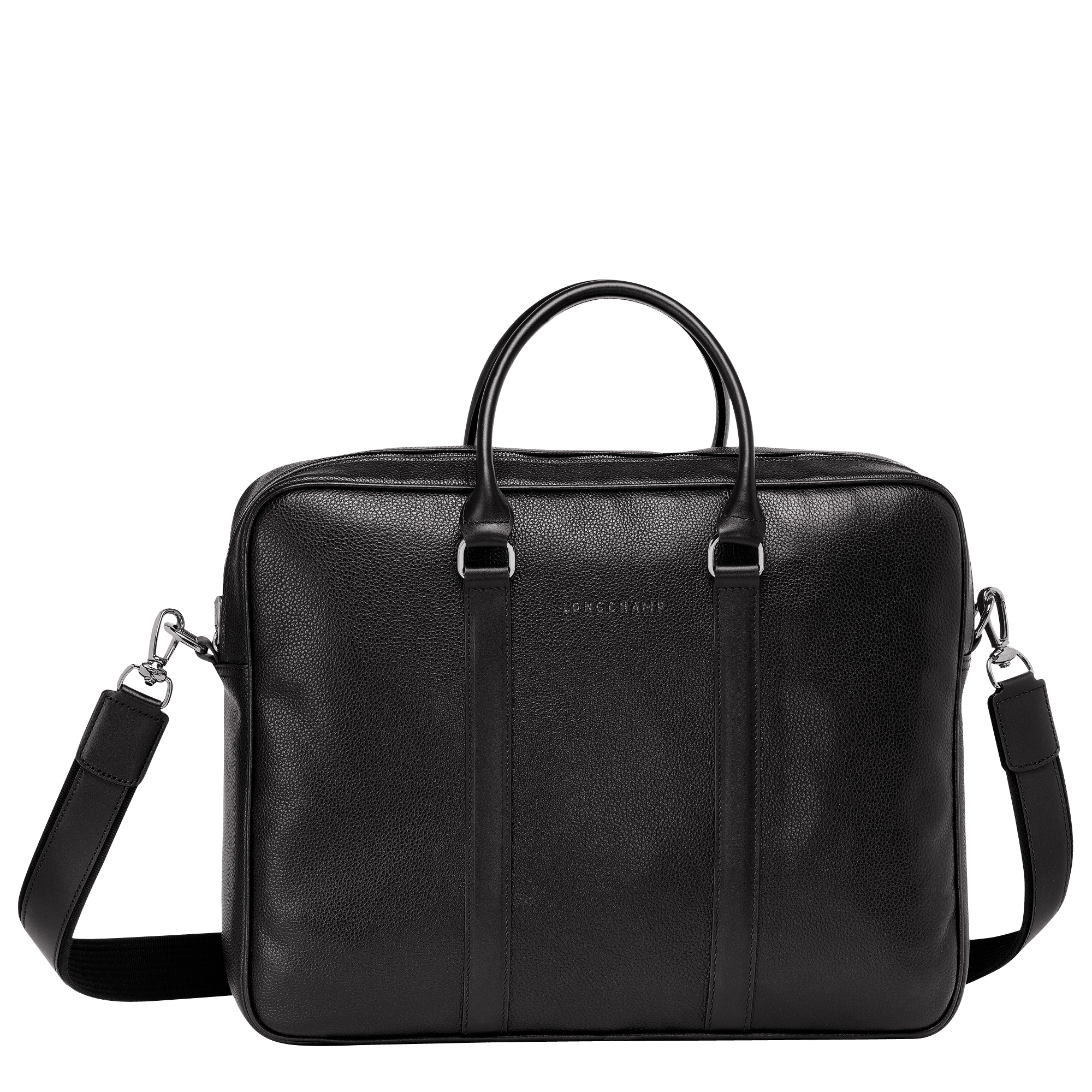 Long Champ Longchamp Le Foulonné M Briefcase Black