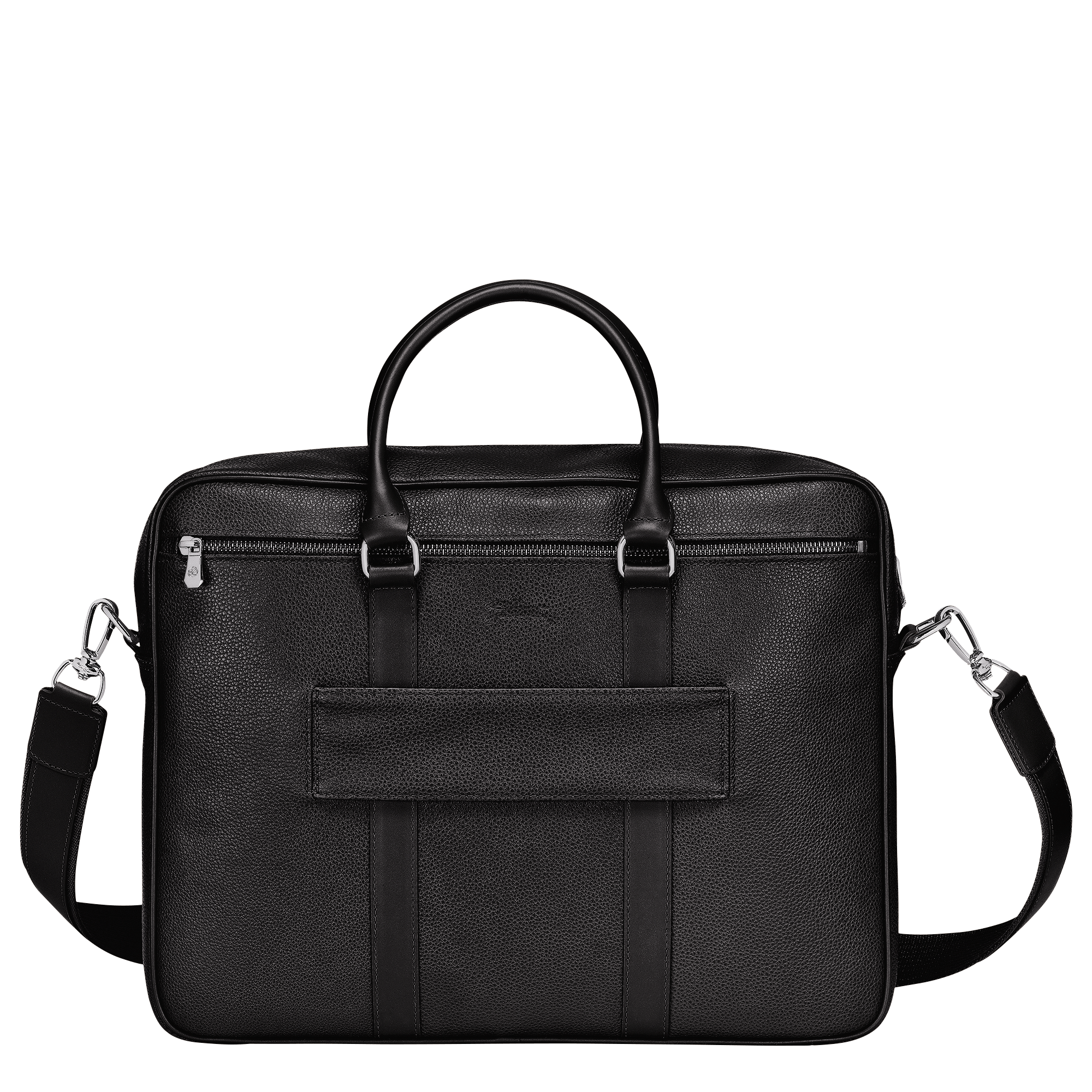 Long Champ Longchamp Le Foulonné M Briefcase Black