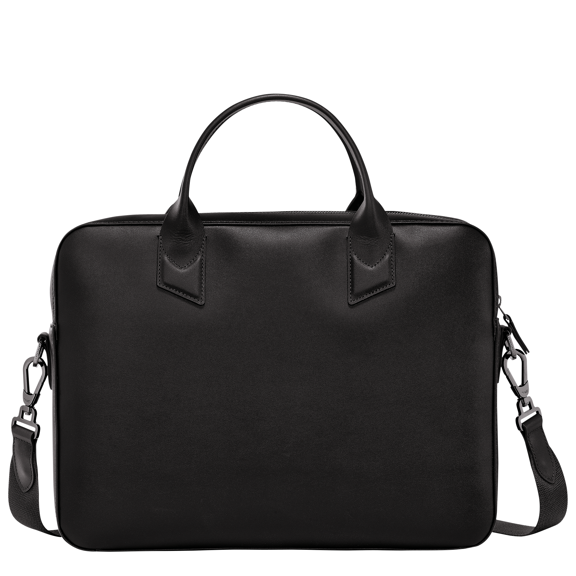 Long Champ Longchamp Longchamp sur Seine Briefcase Black