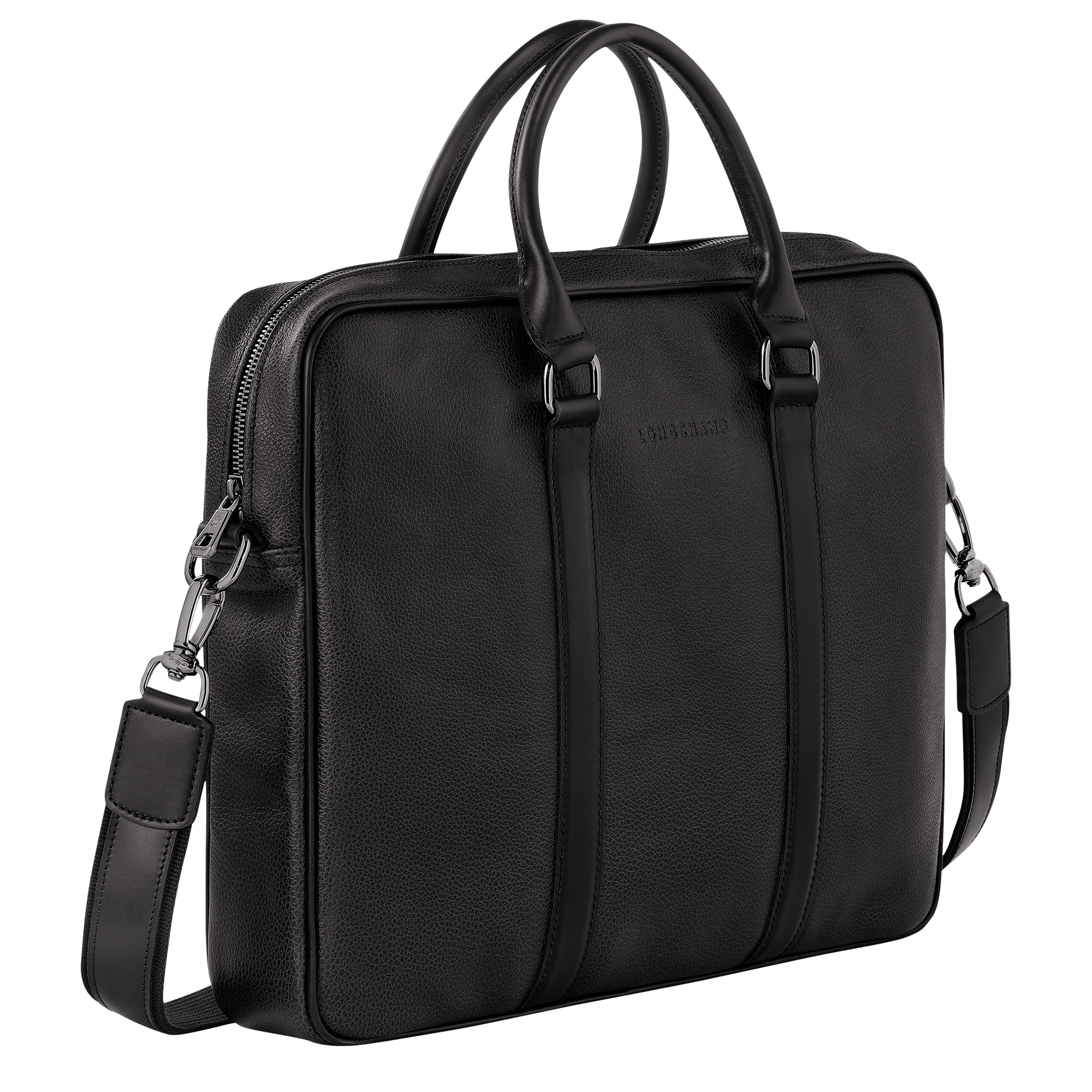 Long Champ Longchamp Le Foulonné S Briefcase Black