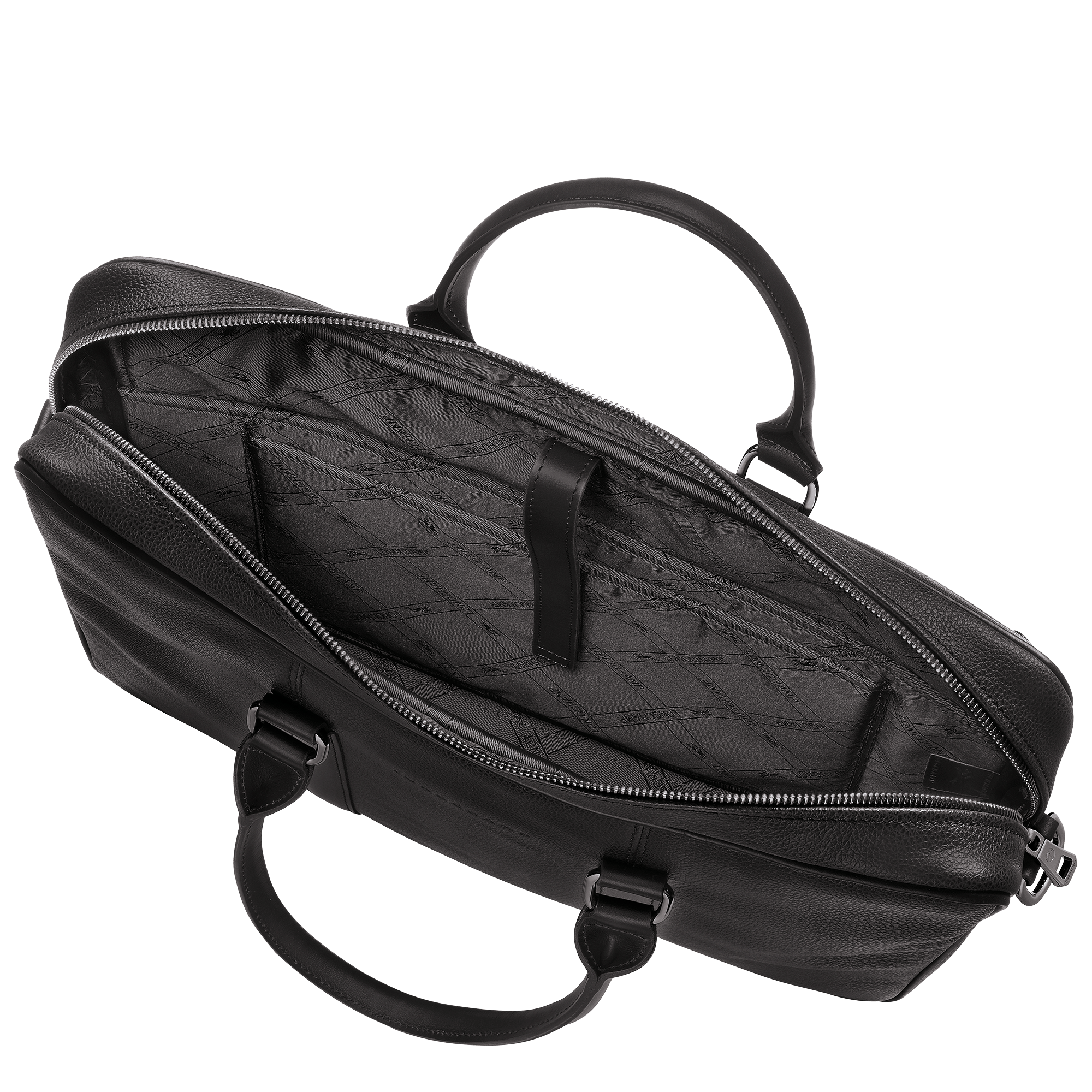 Long Champ Longchamp Le Foulonné S Briefcase Black