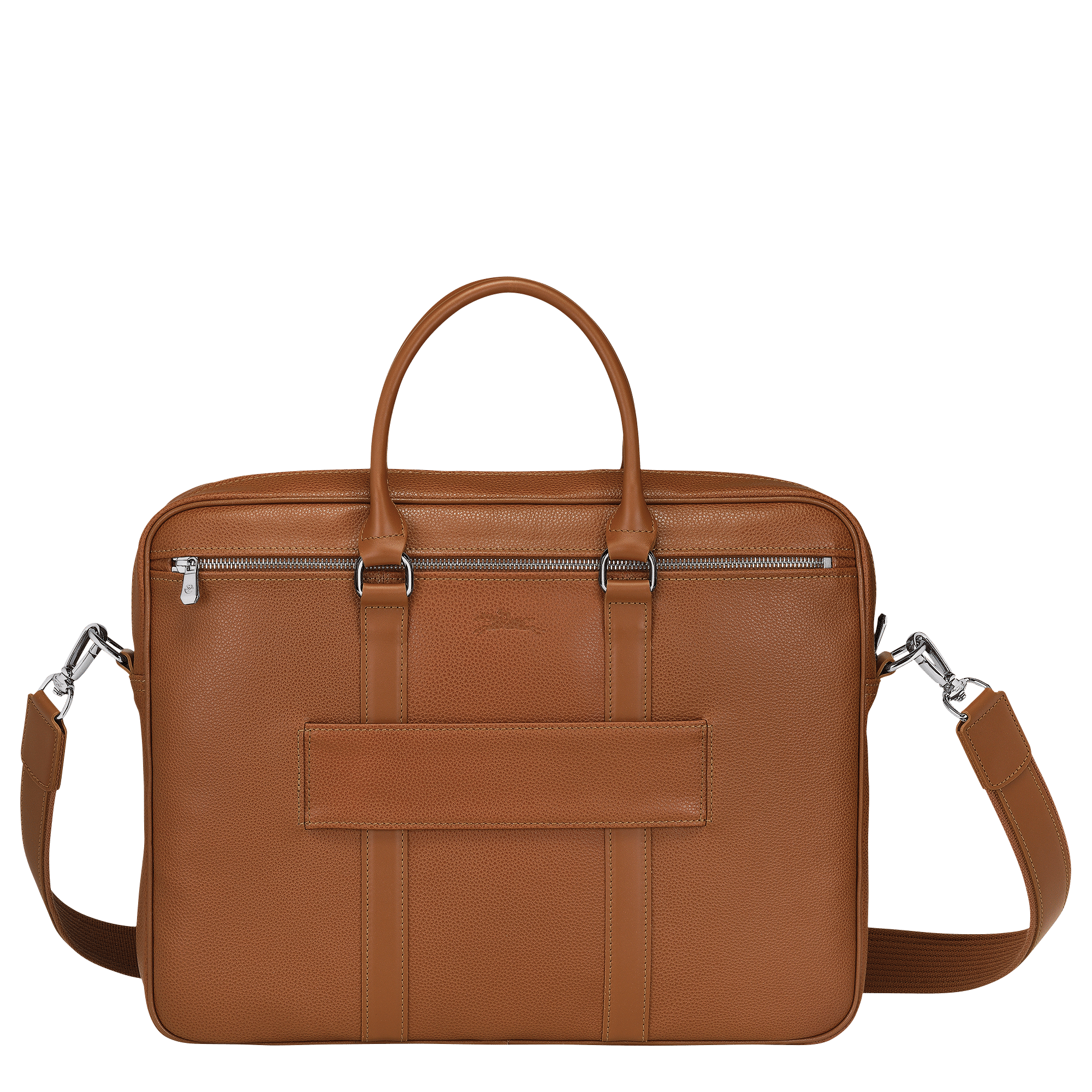 Long Champ Longchamp Le Foulonné S Briefcase Caramel