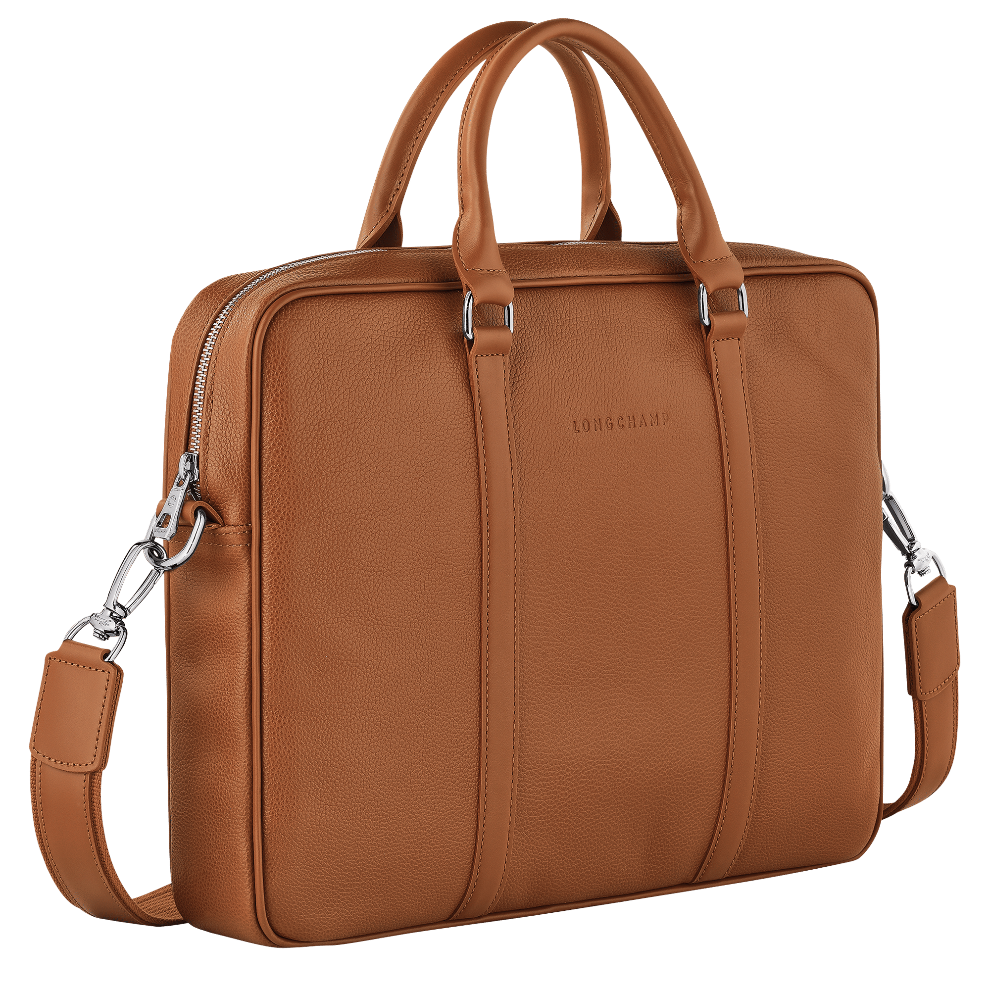 Long Champ Longchamp Le Foulonné XS Briefcase Caramel