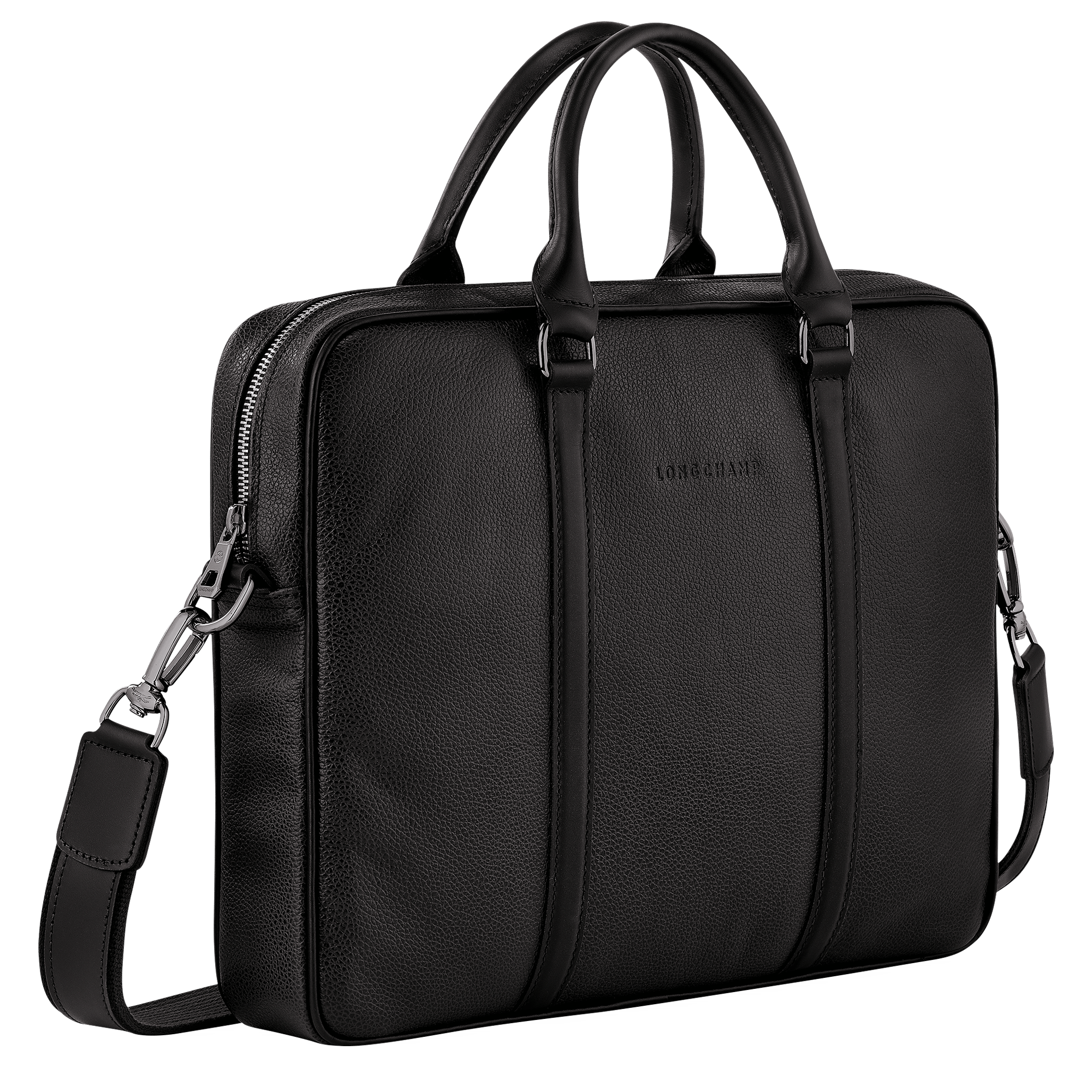 Long Champ Longchamp Le Foulonné XS Briefcase Black