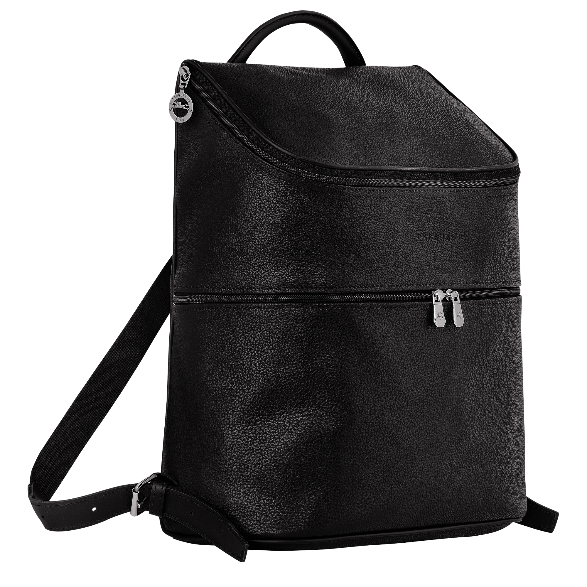 Long Champ Longchamp Le Foulonné Backpack Black