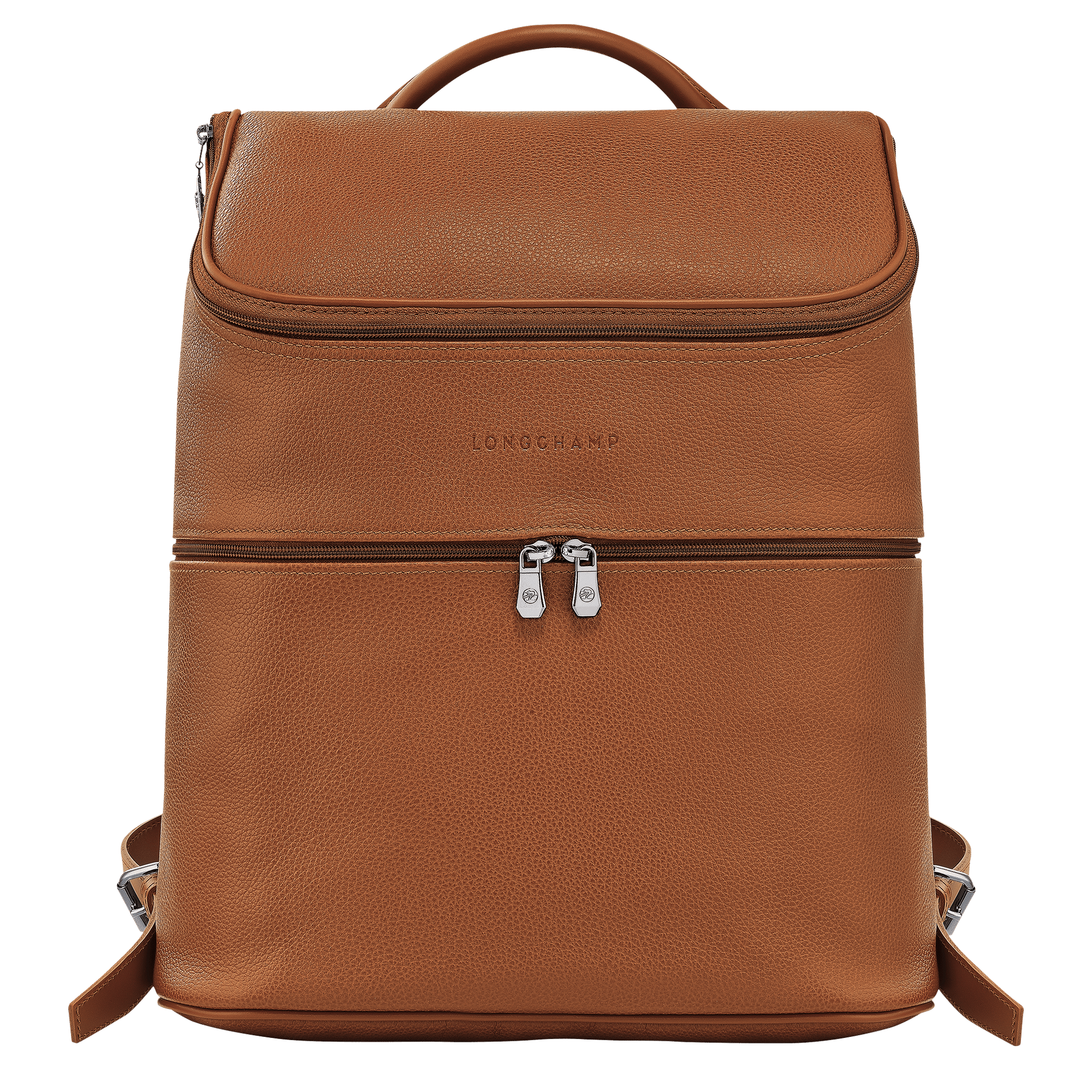 Long Champ Longchamp Le Foulonné Backpack Caramel