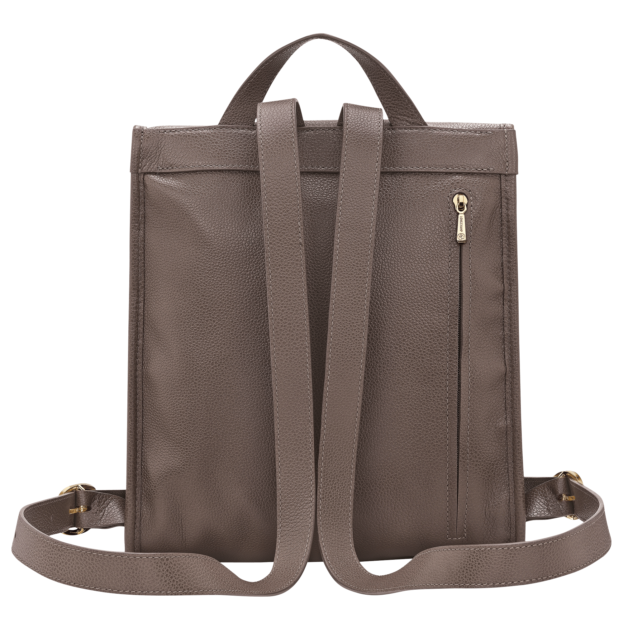 Long Champ Longchamp Le Foulonné M Backpack Taupe