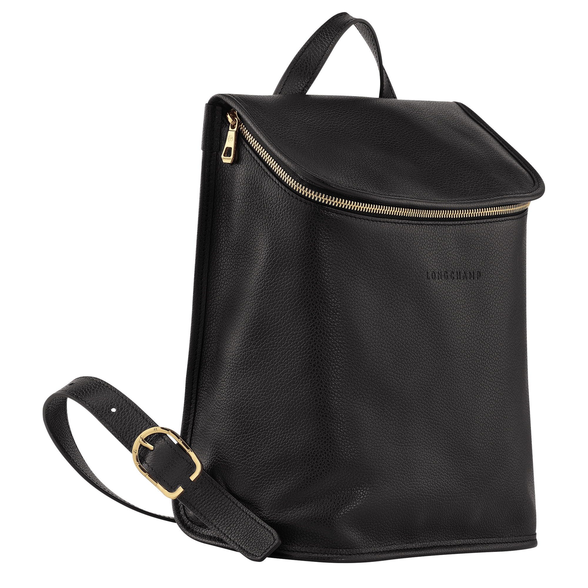 Long Champ Longchamp Le Foulonné M Backpack Black