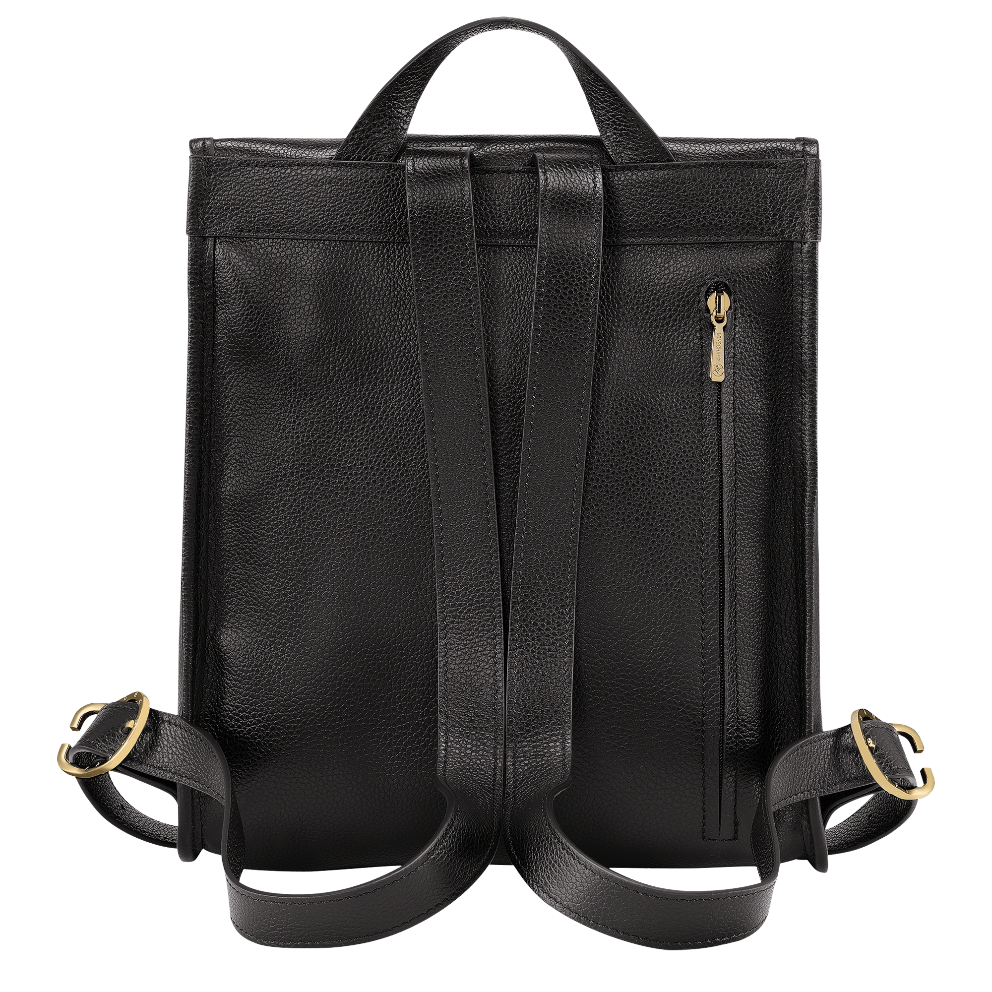 Long Champ Longchamp Le Foulonné M Backpack Black