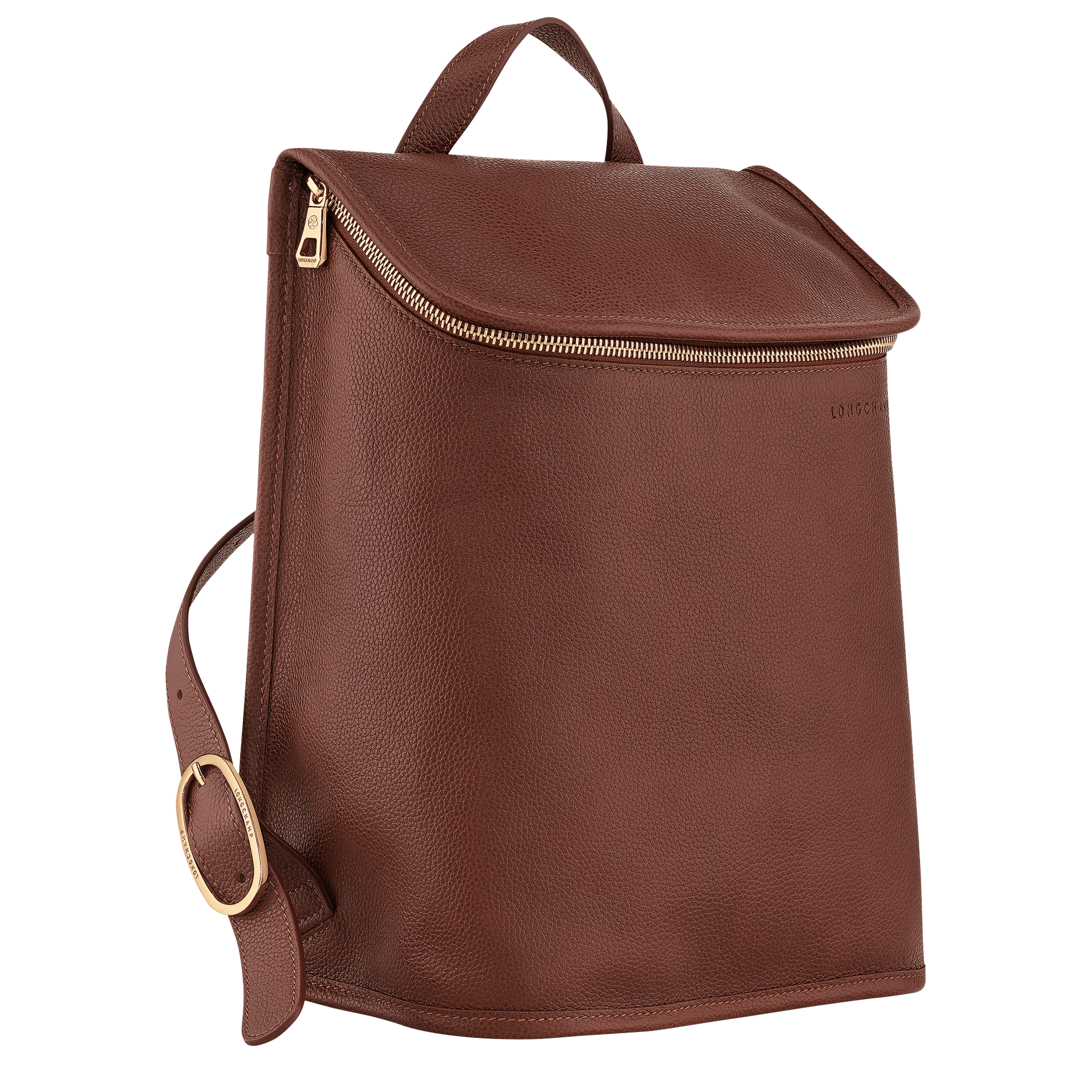 Long Champ Longchamp Le Foulonné M Backpack Coffee