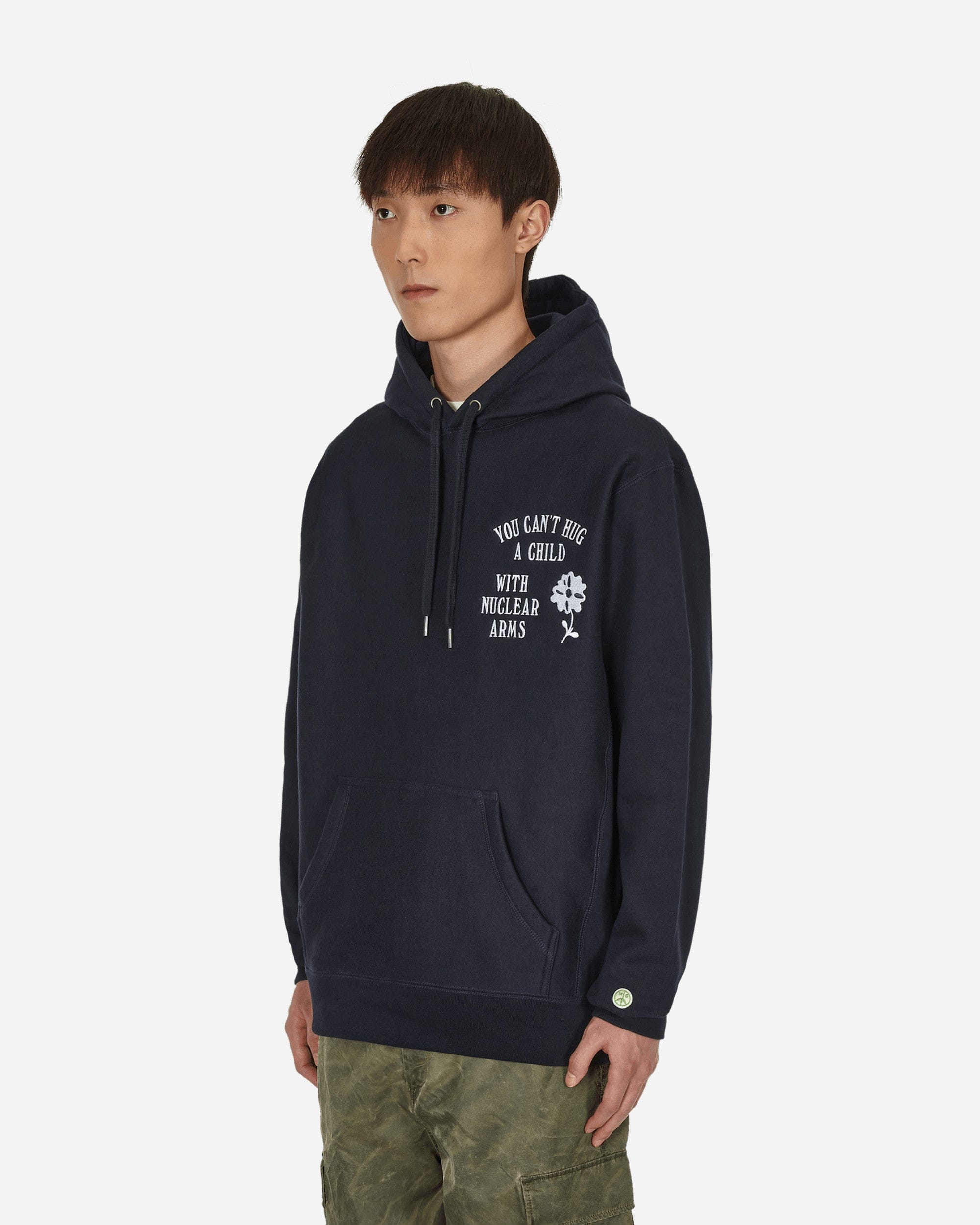 Mister Green Nuclear Arms Hooded Sweatshirt Blue