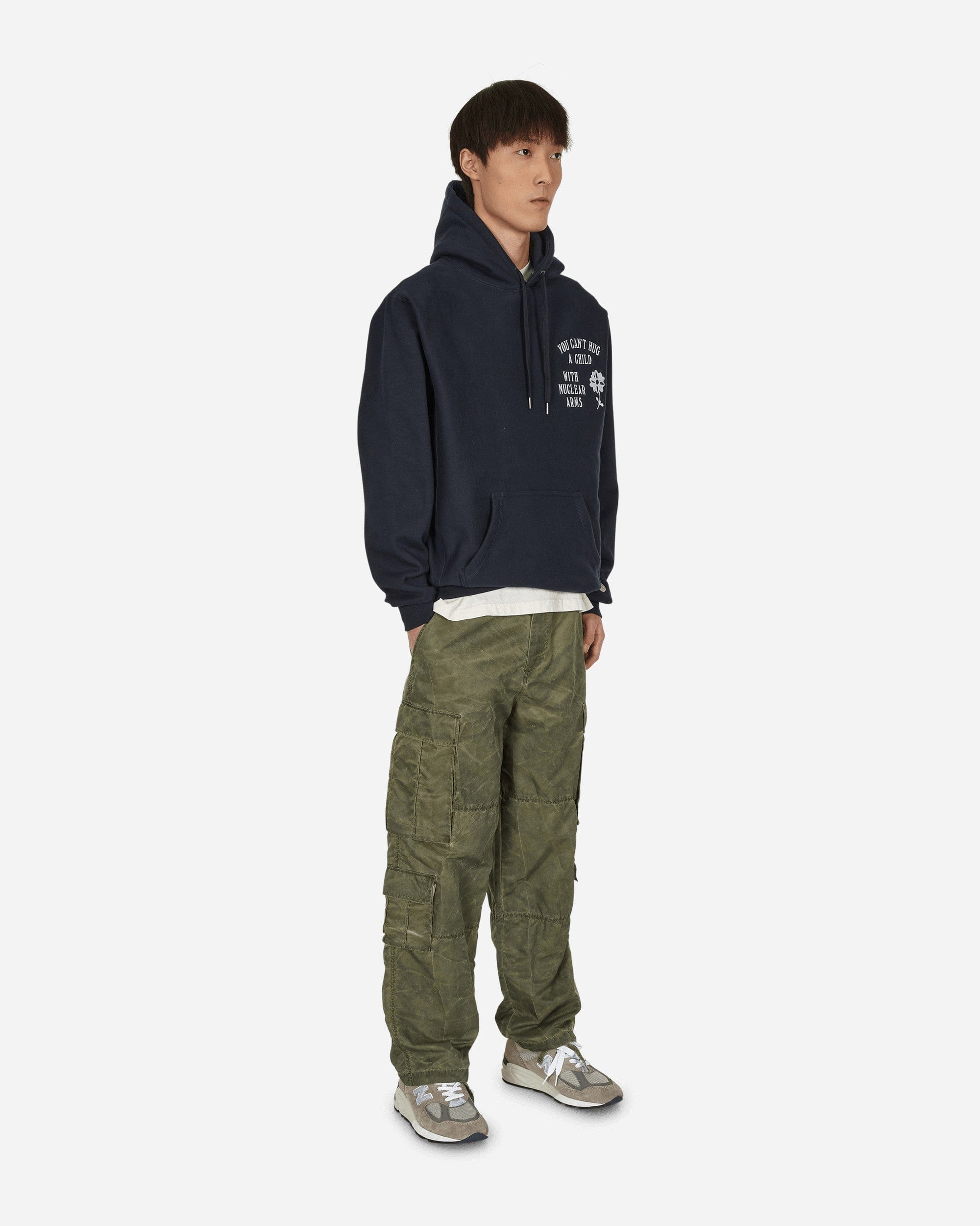 Mister Green Nuclear Arms Hooded Sweatshirt Blue