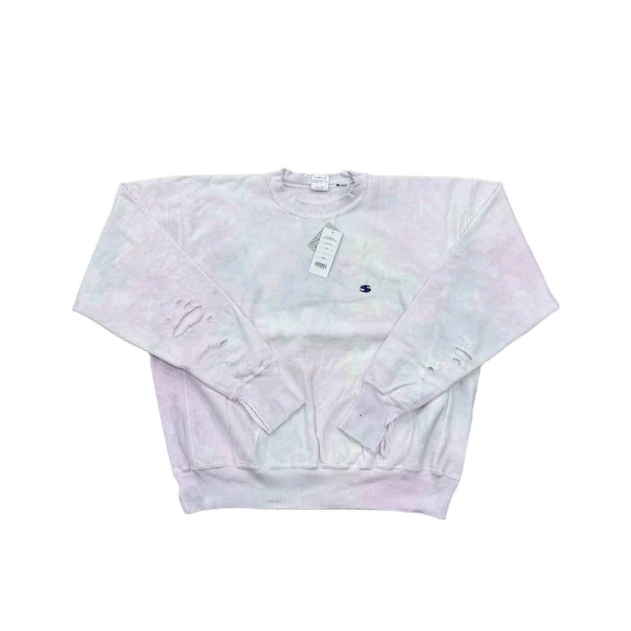 Saint Michael Crewneck Sweater TIE DYE Multicolor New Size L