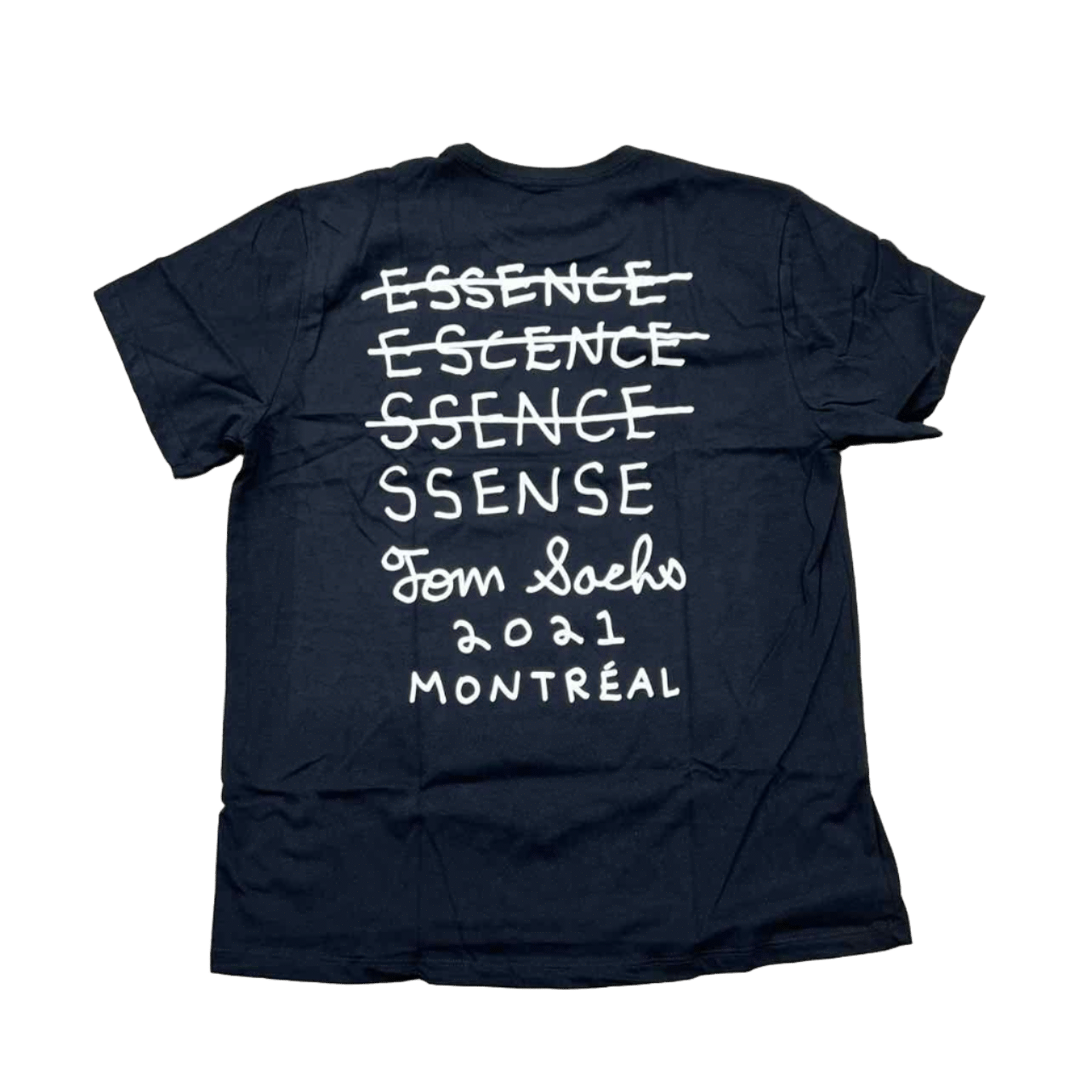 Tom Sachs T - Shirt SSENSE Black New Size M