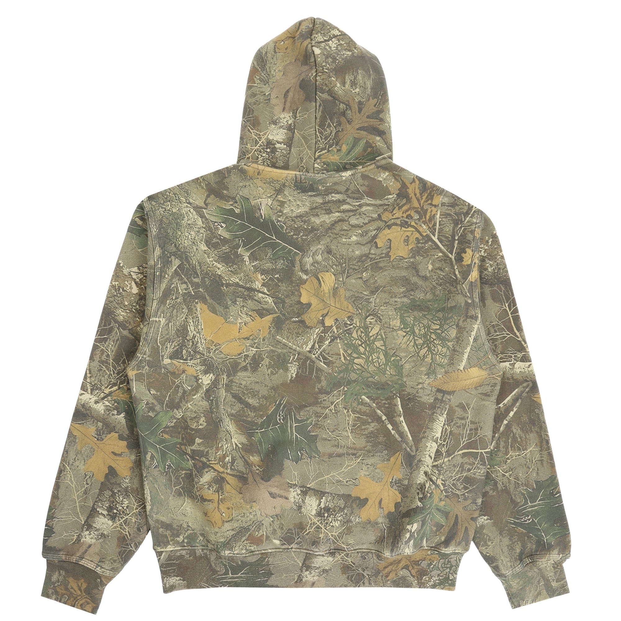 Death Rites Script Zip Hooded Sweater - Tree Camo