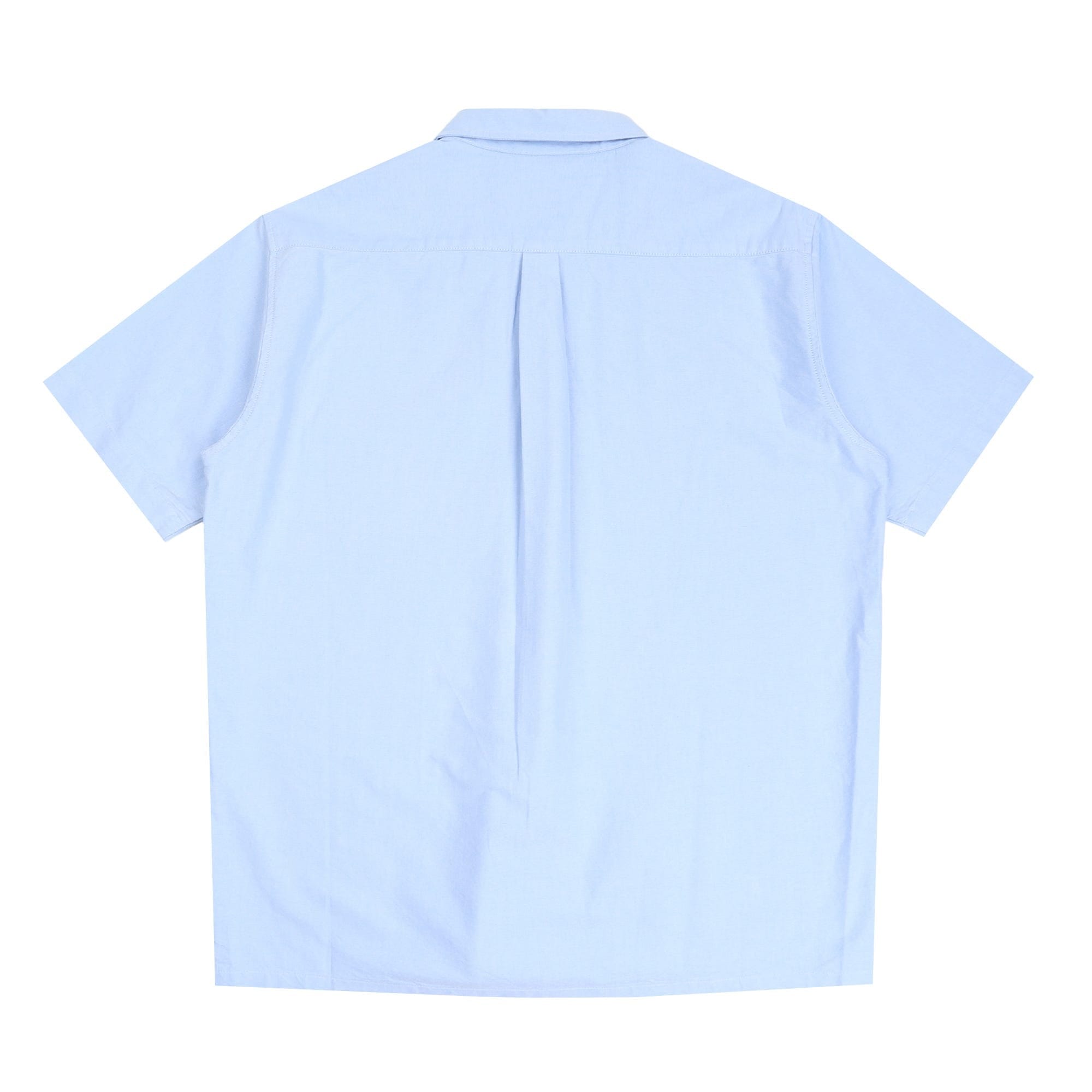 Pressure SS Button Up Shirt Fitted - Blue