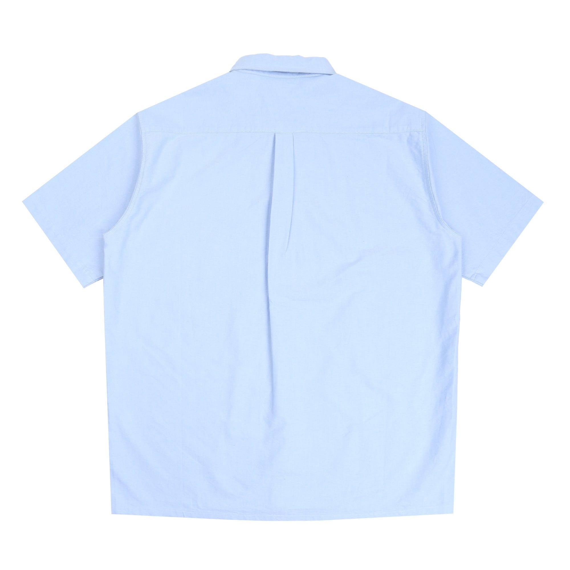 Pressure SS Button Up Shirt Baggy - Blue