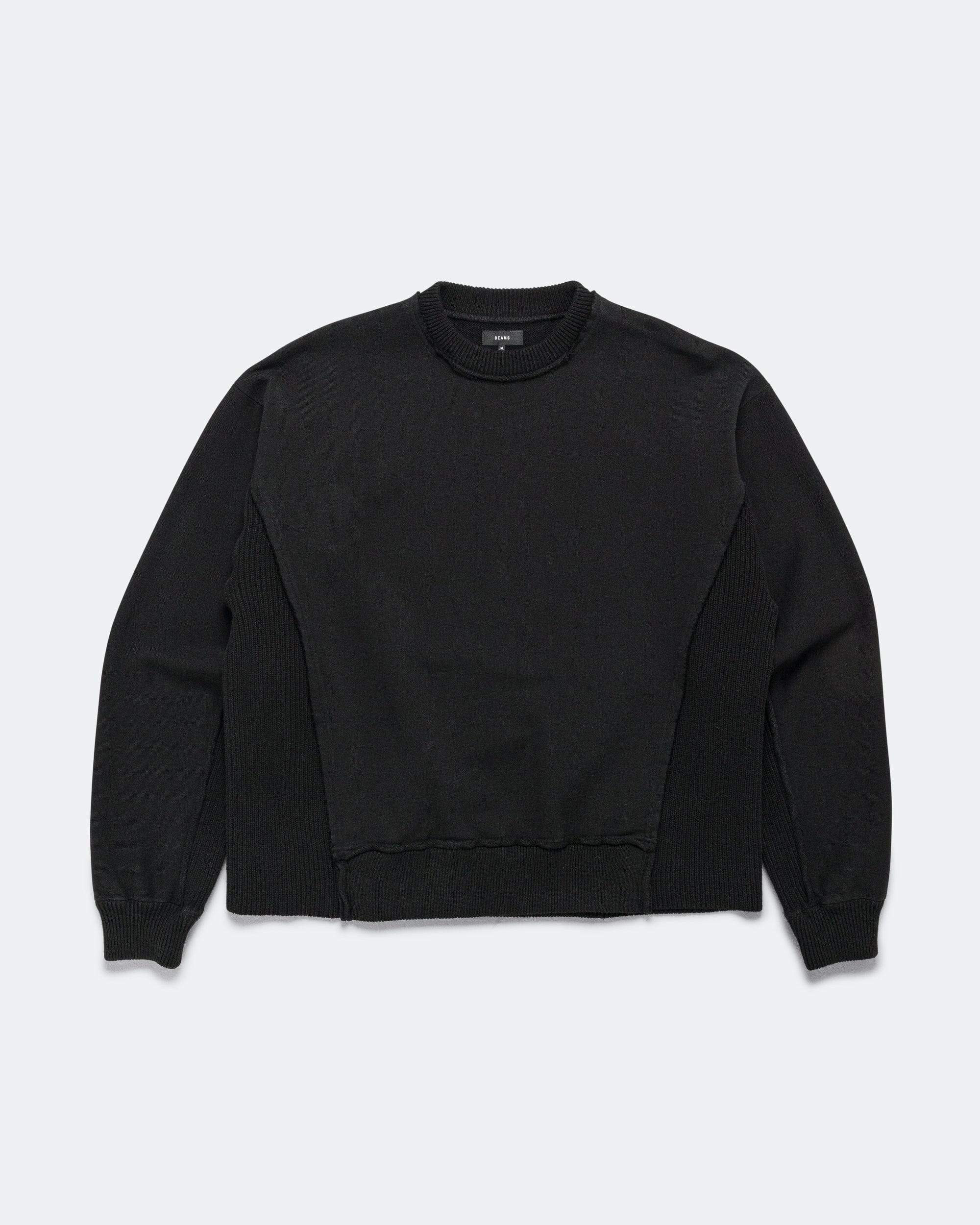 Beams Docking Crew Neck - Black