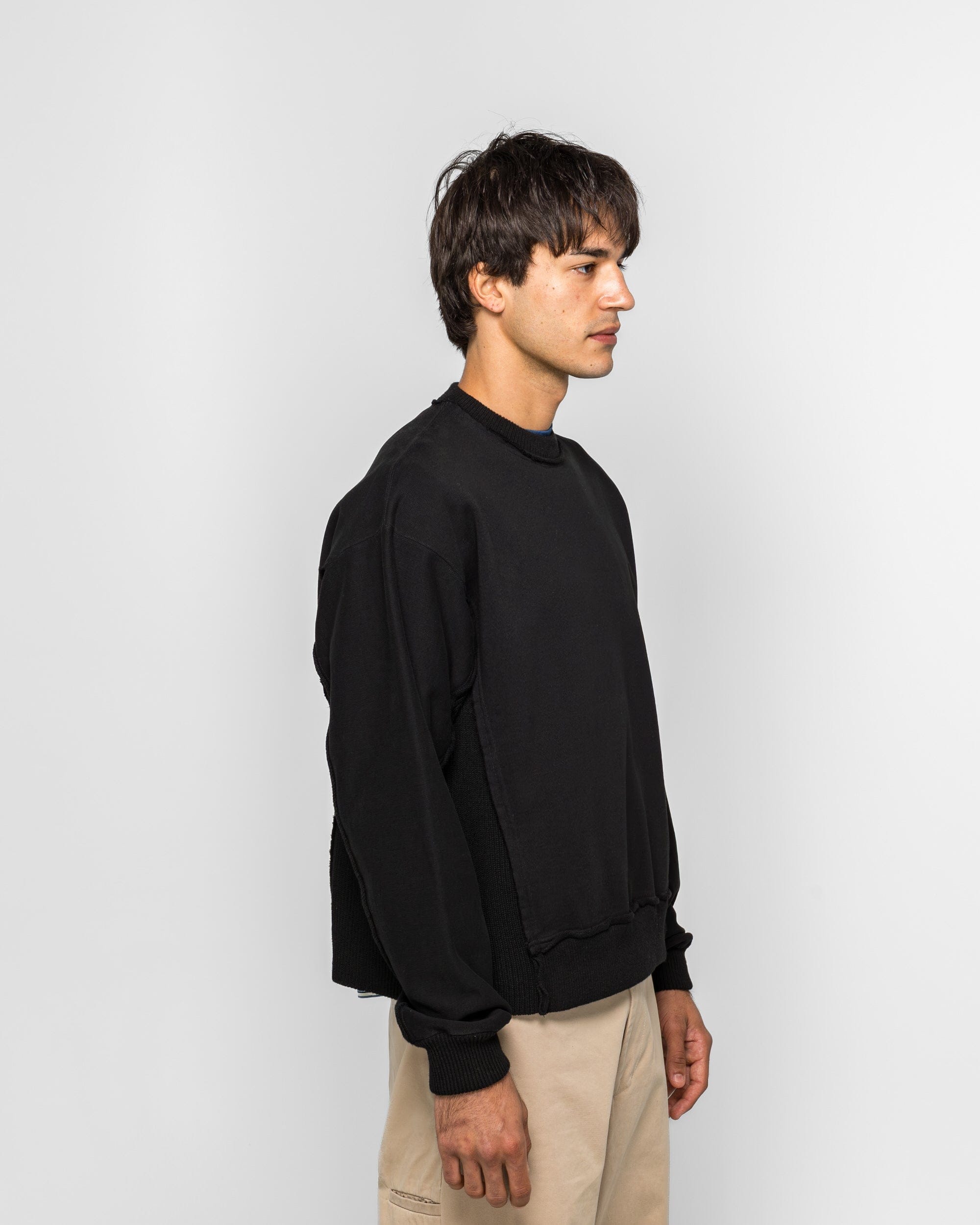Beams Docking Crew Neck - Black