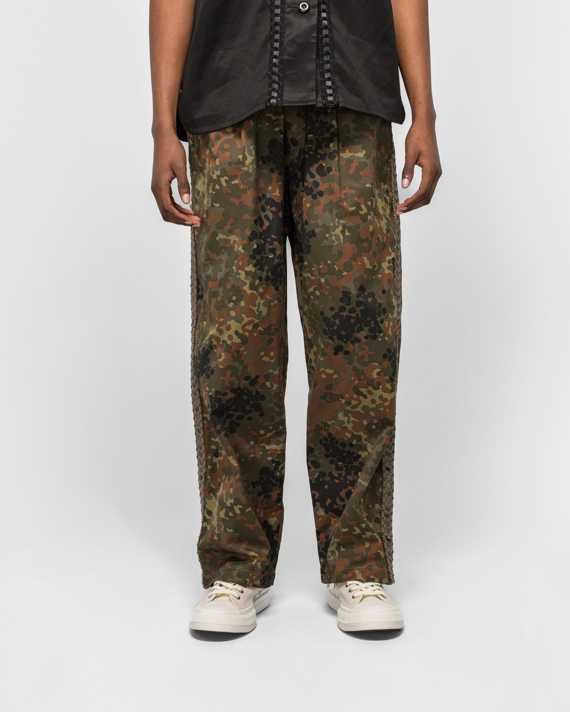 For The Homies Braided Relax Pant - Camo