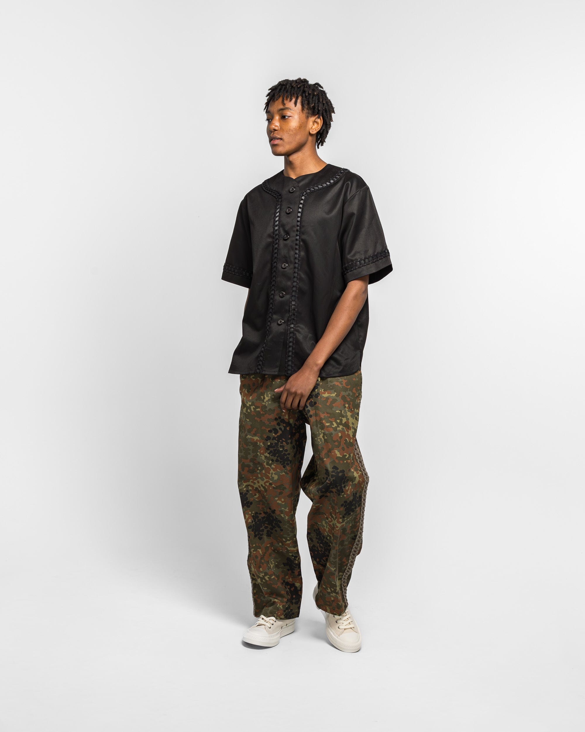For The Homies Braided Relax Pant - Camo