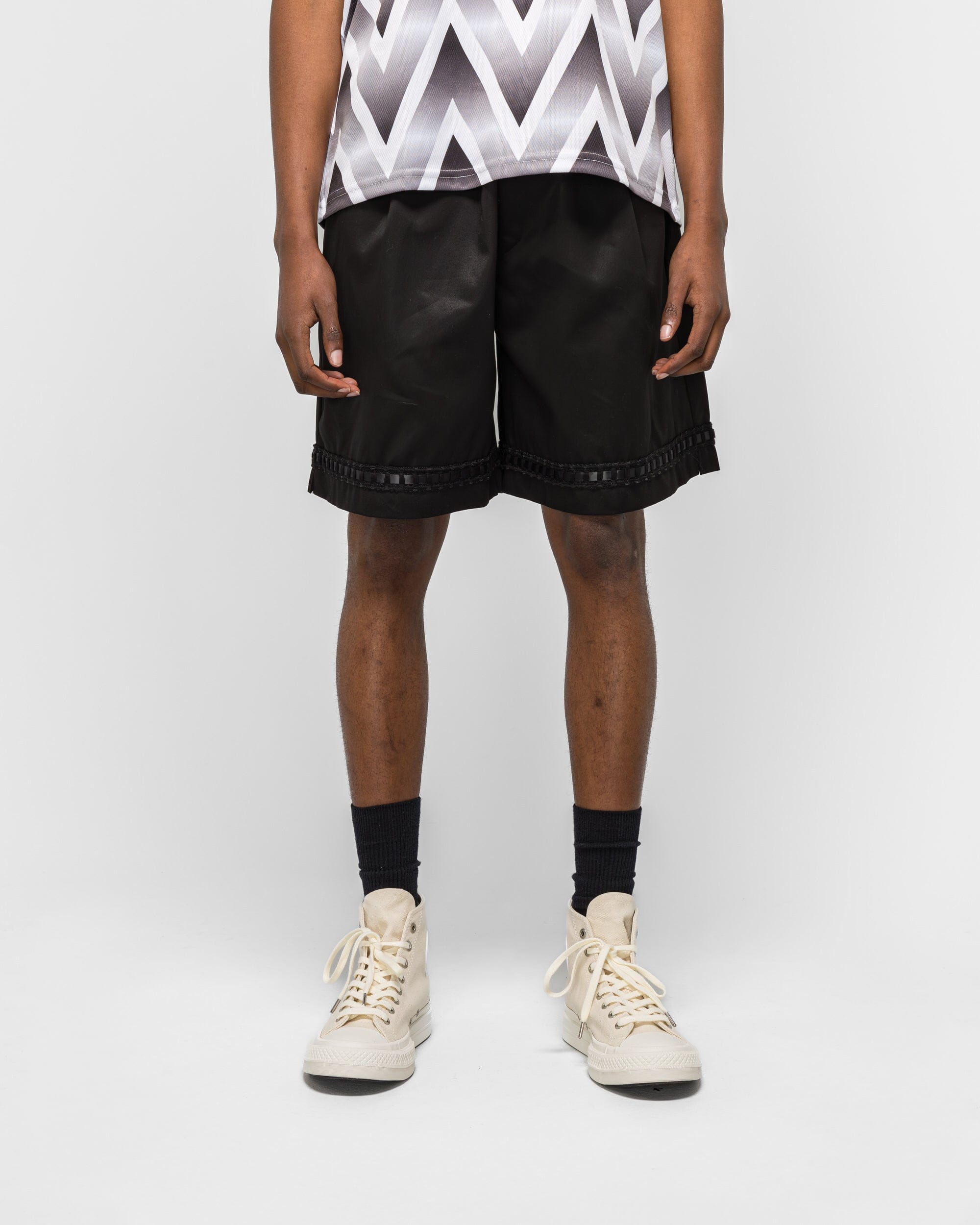 For The Homies Braided Relax Short - Black