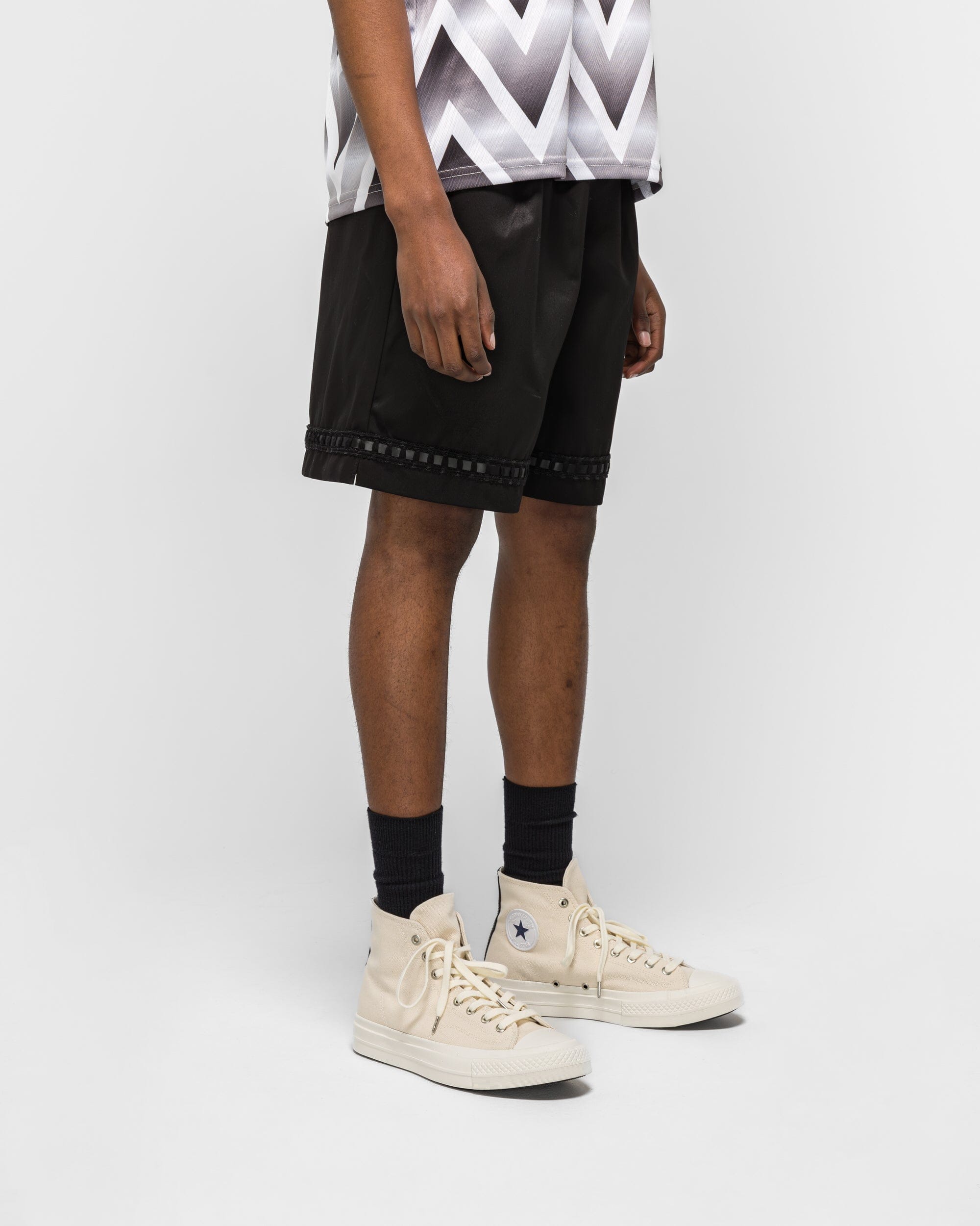 For The Homies Braided Relax Short - Black