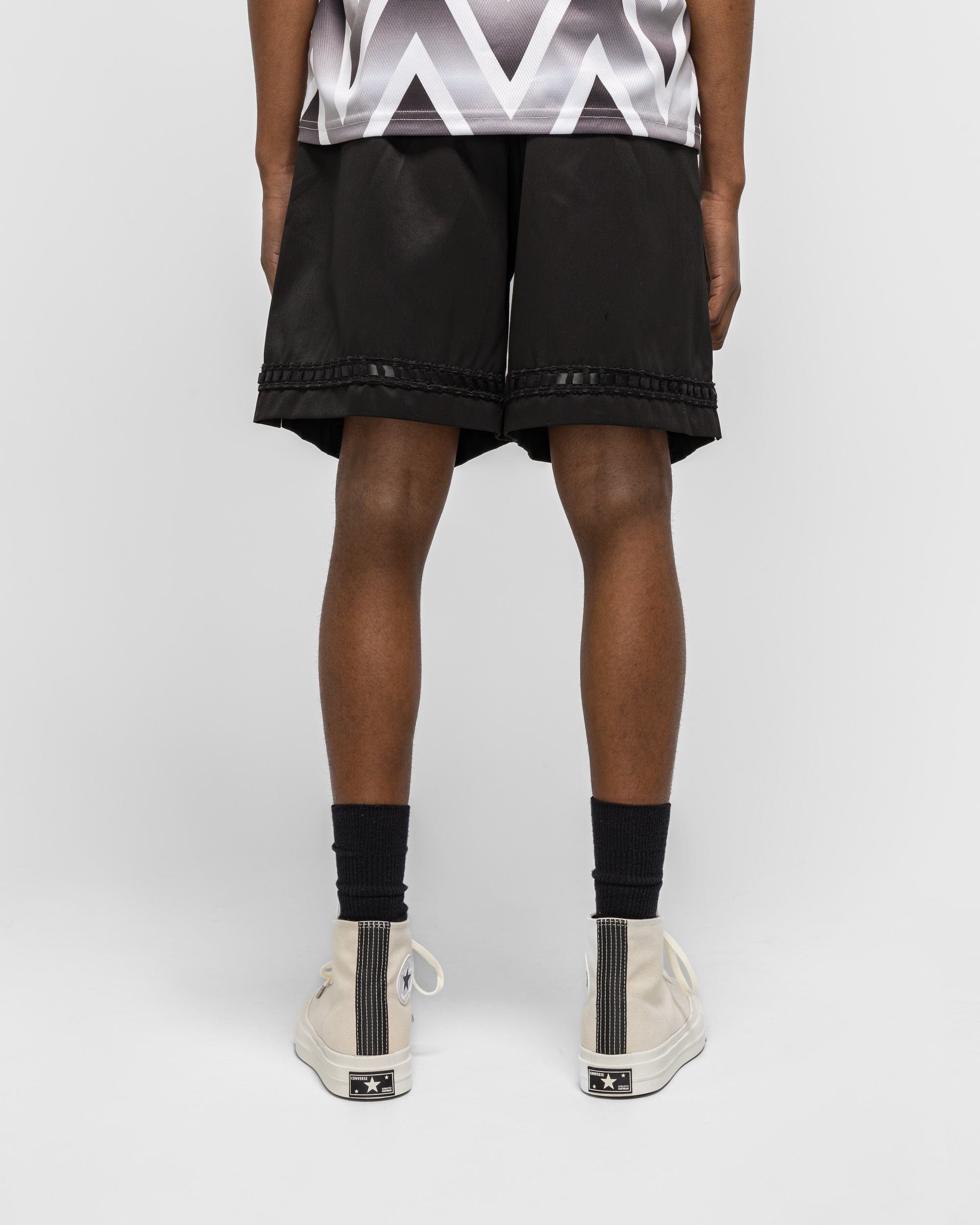 For The Homies Braided Relax Short - Black