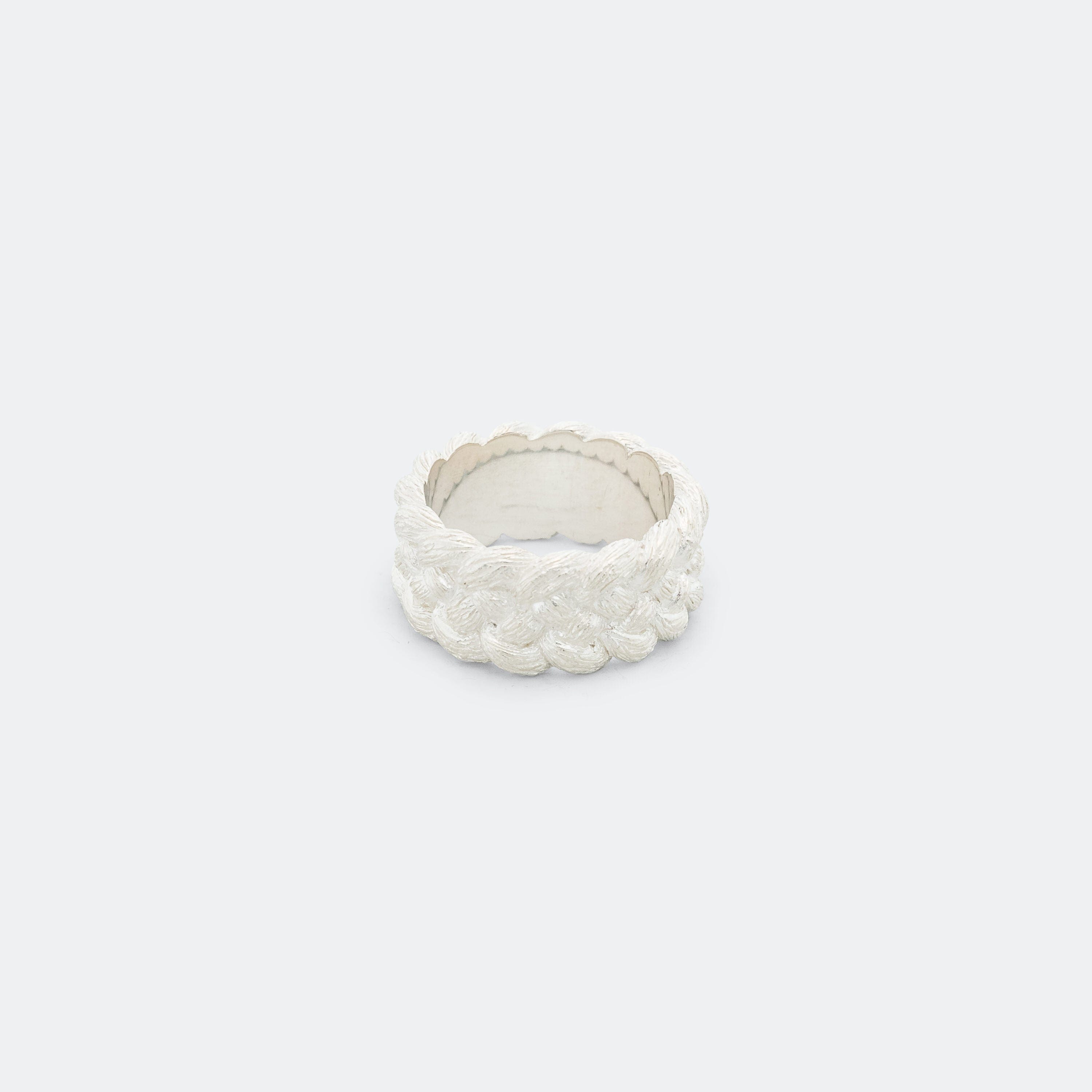 Bleue Burnham 4 Strand Braid Ring - 925 Silver