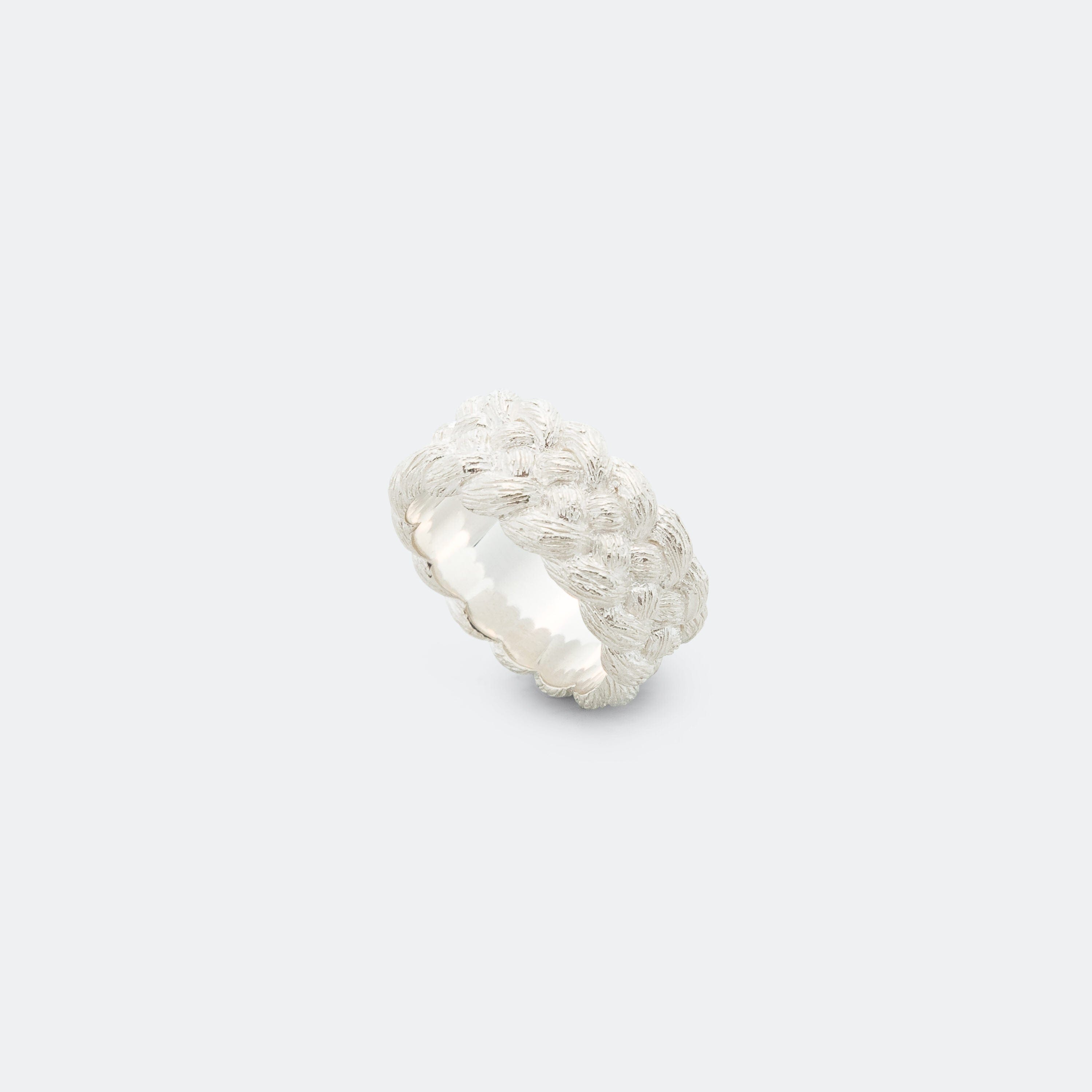 Bleue Burnham 4 Strand Braid Ring - 925 Silver