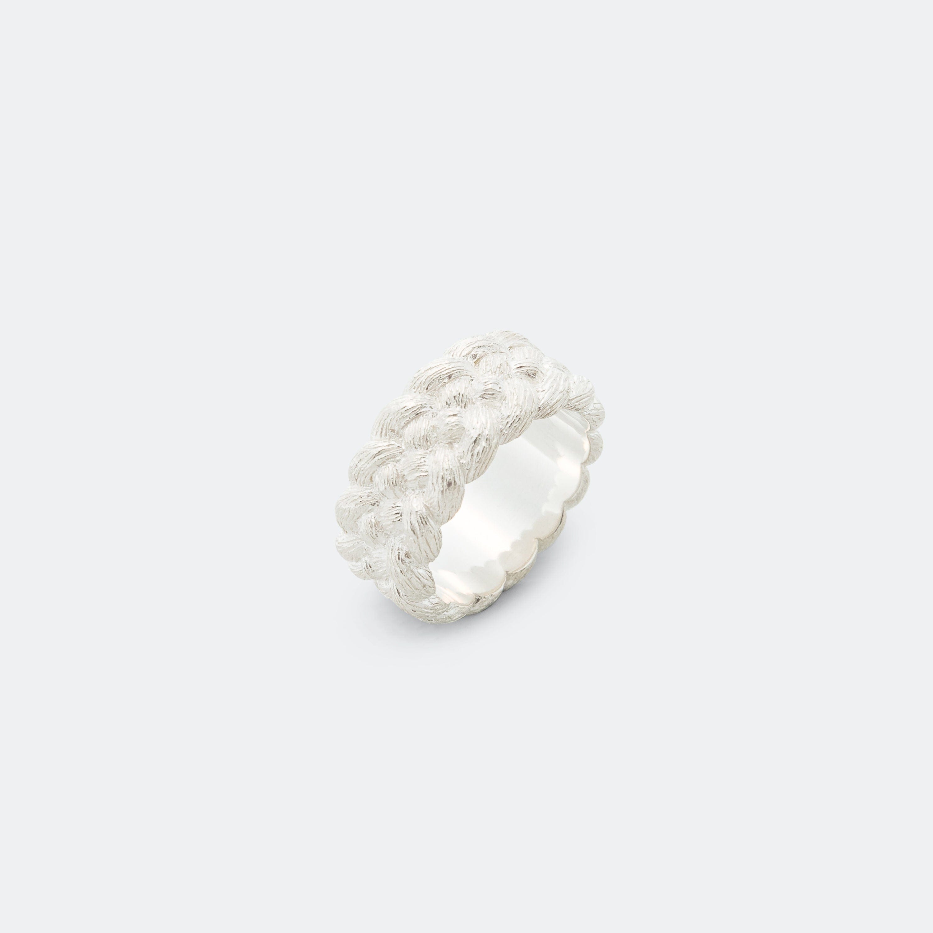 Bleue Burnham 4 Strand Braid Ring - 925 Silver