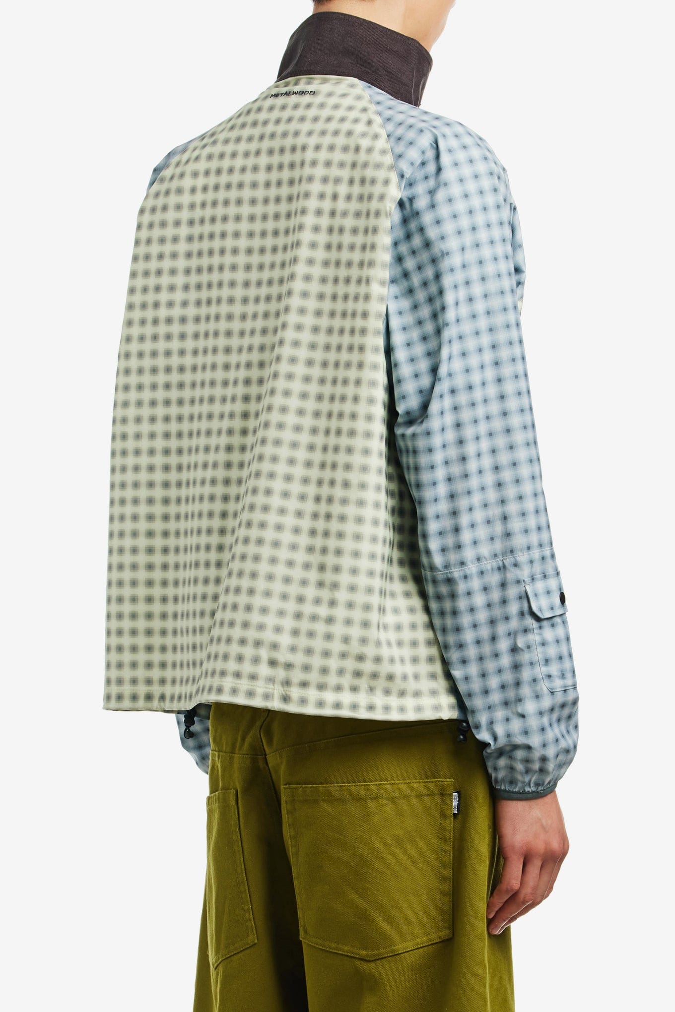 Metalwood DOUBLE PLAID WINDBREAKER JACKET
