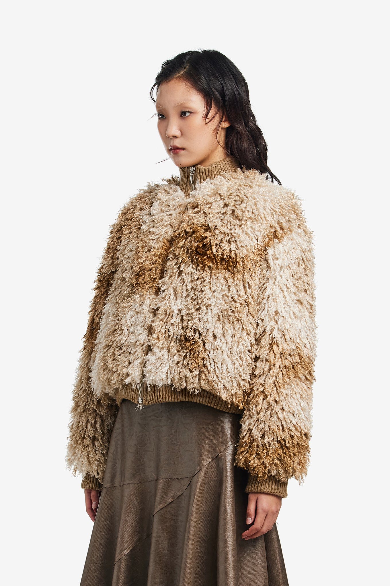 Polysooem SHAGGY FAUX FUR JACKET