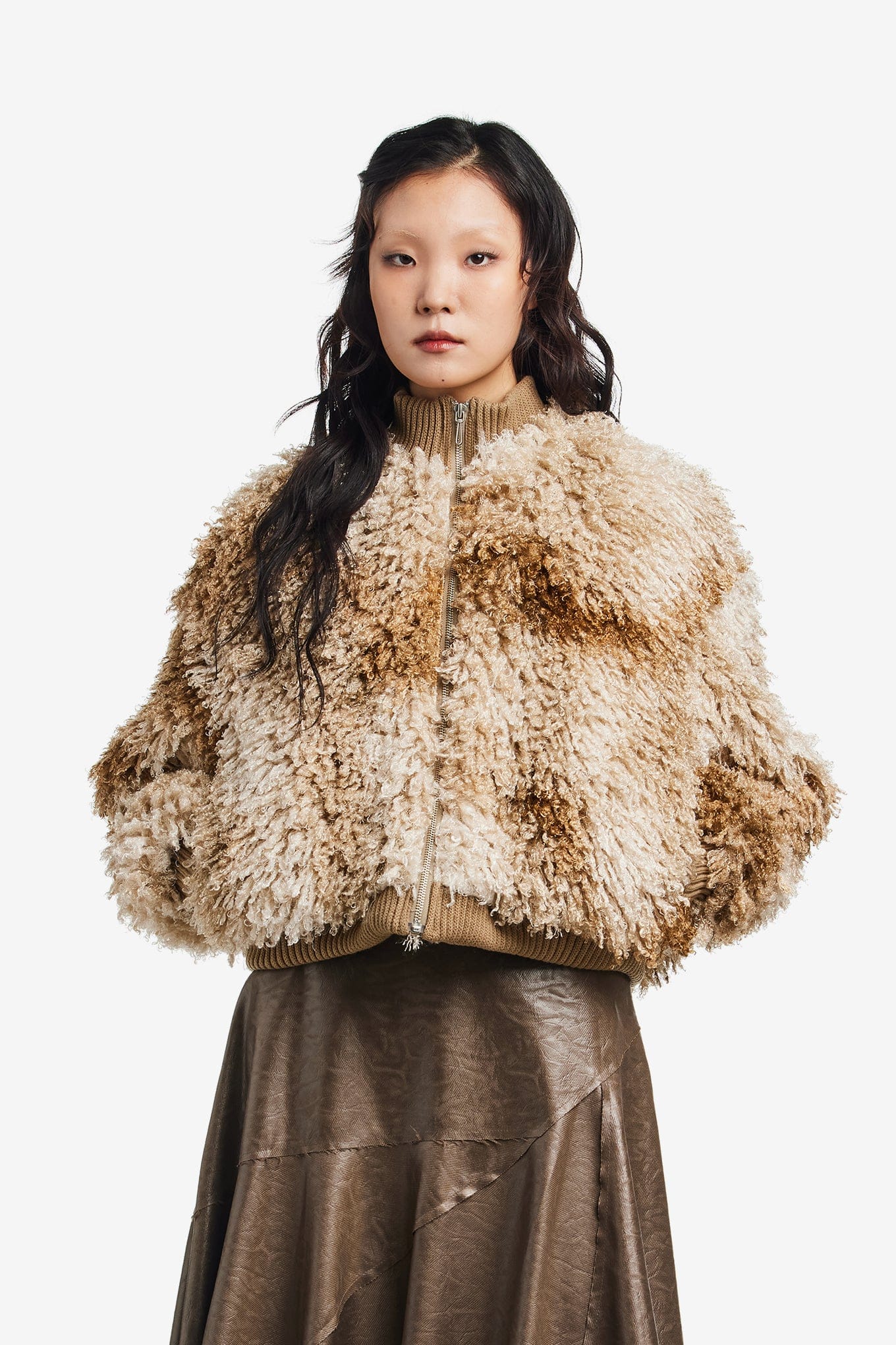 Polysooem SHAGGY FAUX FUR JACKET