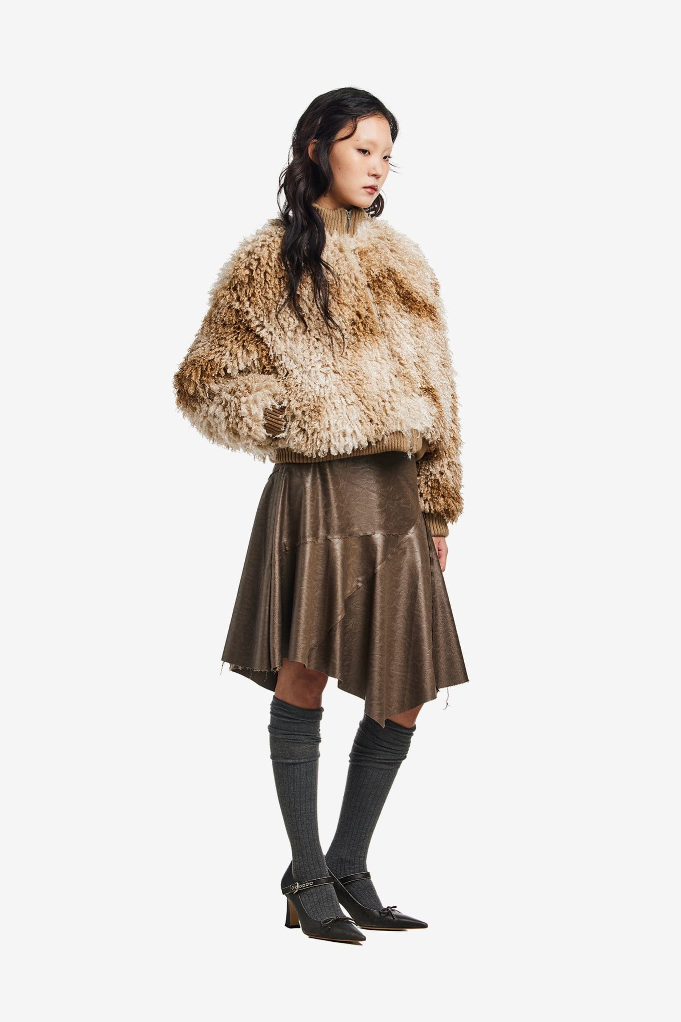Polysooem SHAGGY FAUX FUR JACKET