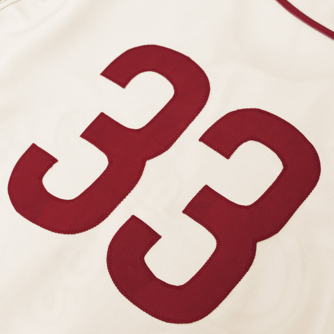 Corner STORE_ CRATE DIGGERS PHILADELPHIA JERSEY - CREAM / BURGUNDY