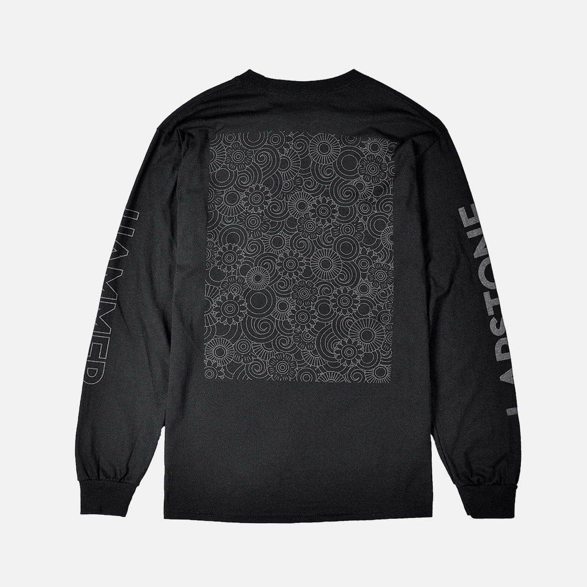 Lapstone & Hammer LAPSTONE DECO L/S T-Shirt - BLACK / REFLECTIVE