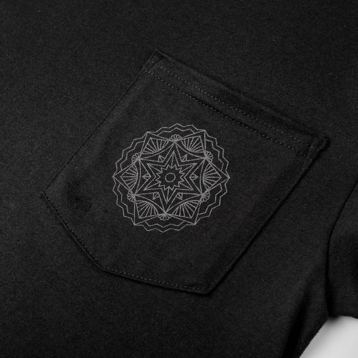 Lapstone & Hammer LAPSTONE DECO L/S T-Shirt - BLACK / REFLECTIVE