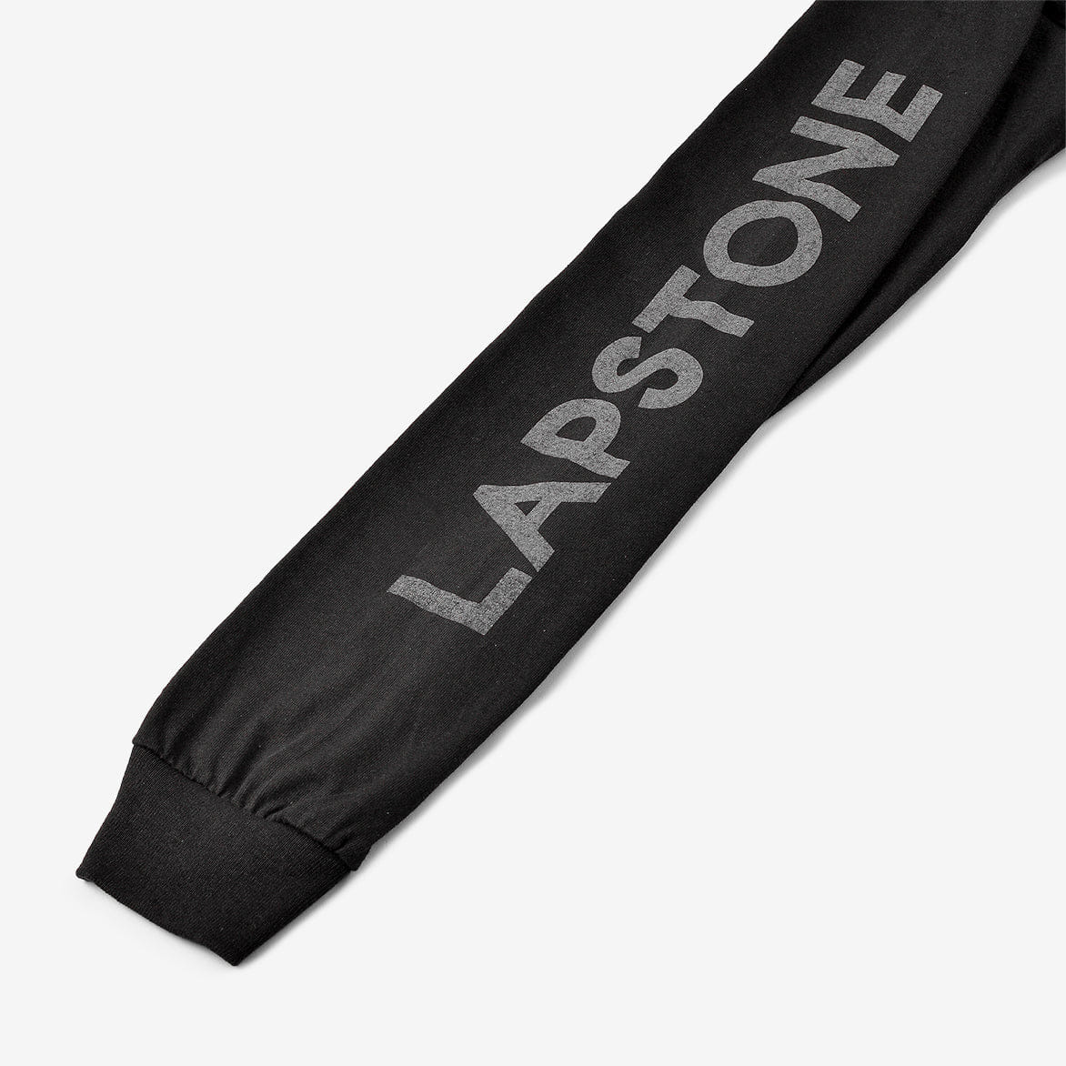 Lapstone & Hammer LAPSTONE DECO L/S T-Shirt - BLACK / REFLECTIVE