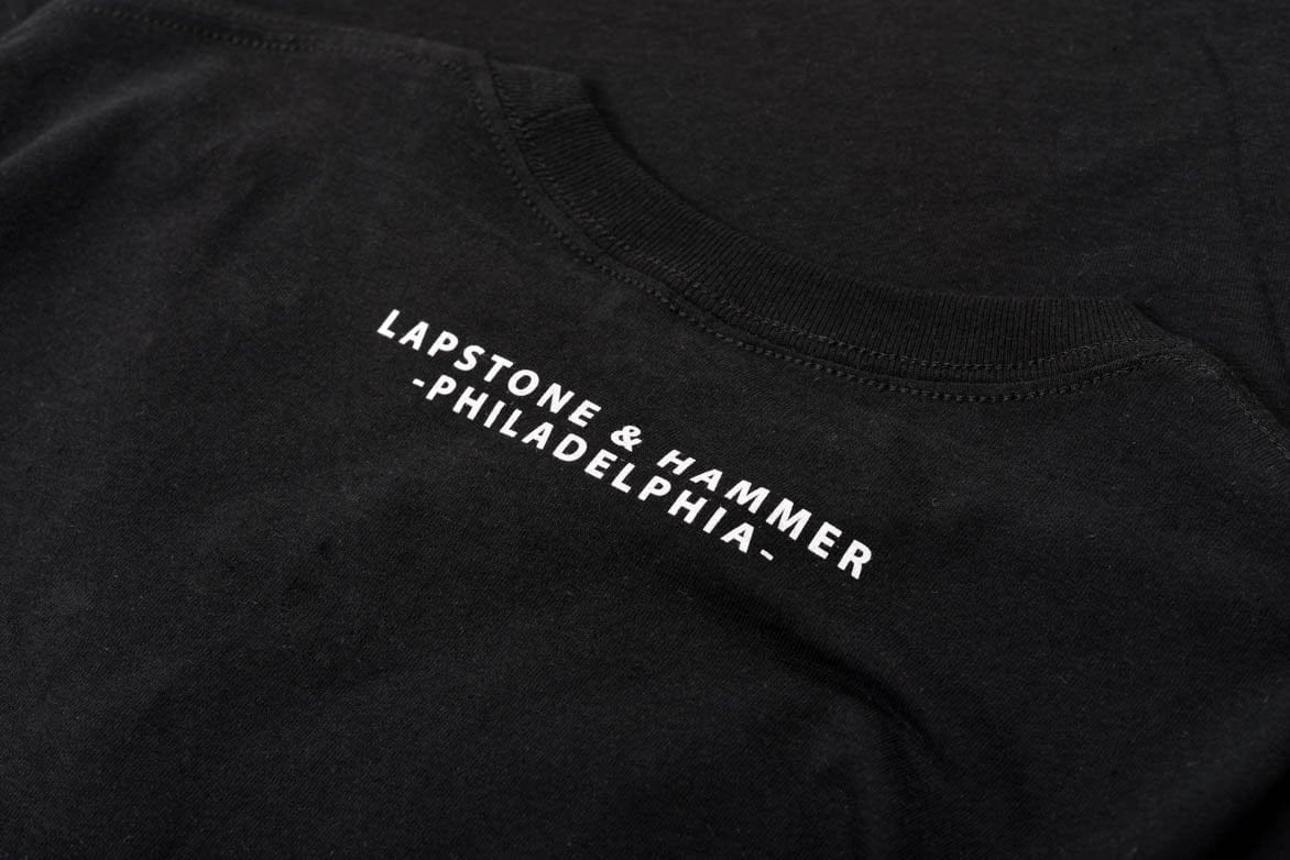 Lapstone & Hammer LAPSTONE LOGO POCKET T-Shirt - BLACK
