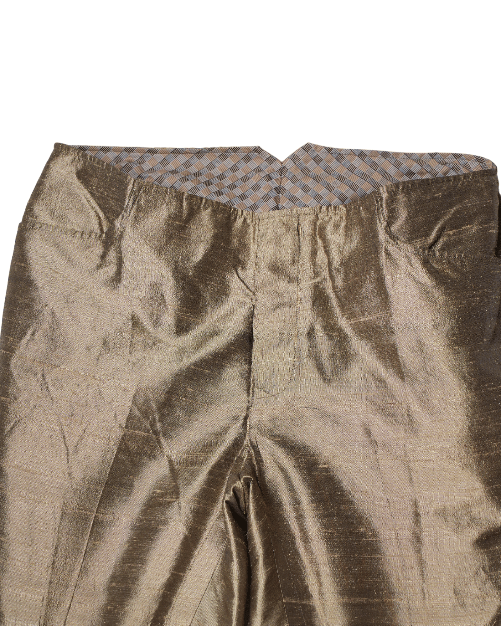 Raghavendra Rathore Raghvendra Rathore Brown Brocade Bandhgala with Pant