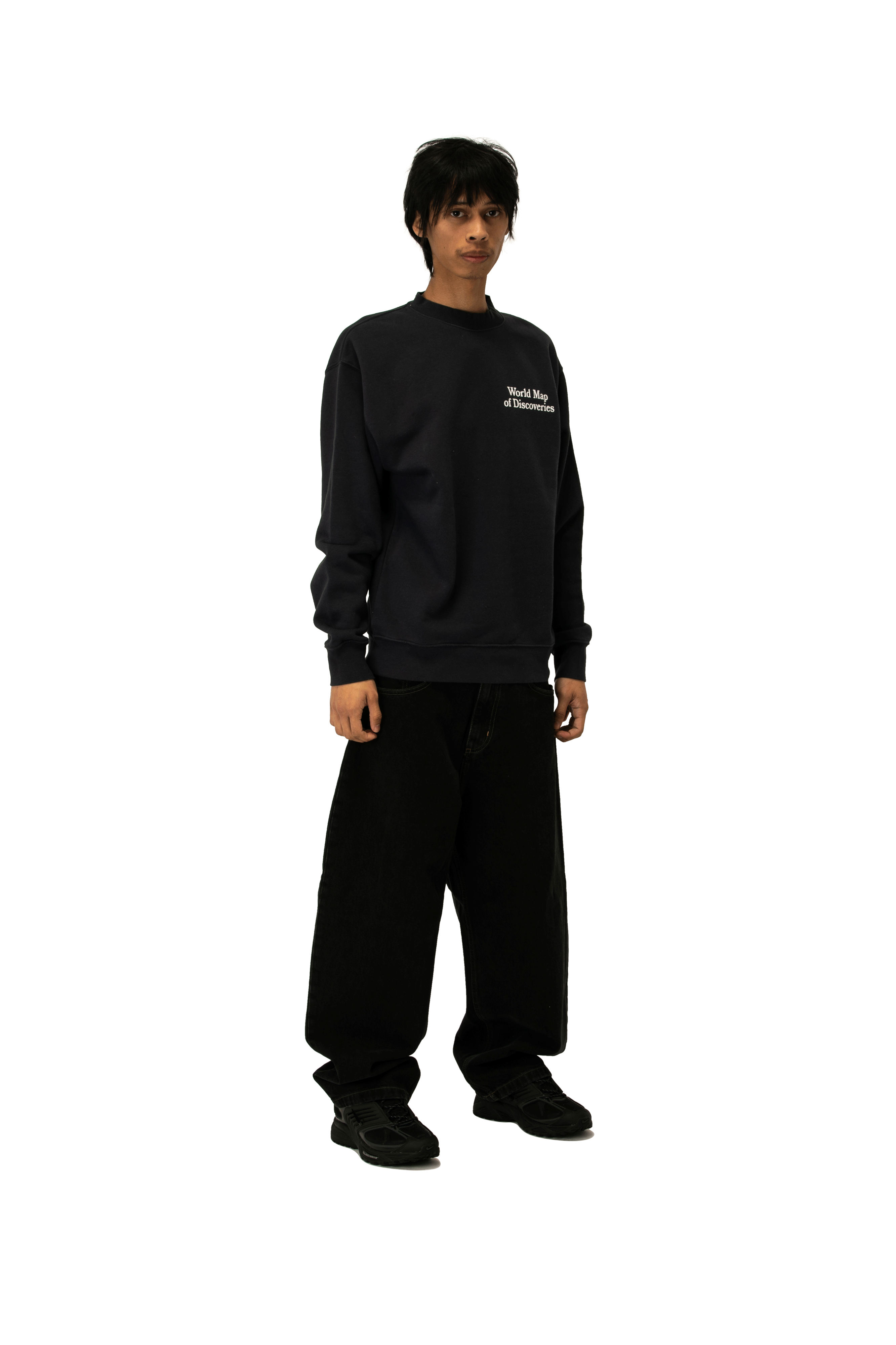 Public Possession World Map Of Discoveries Crewneck