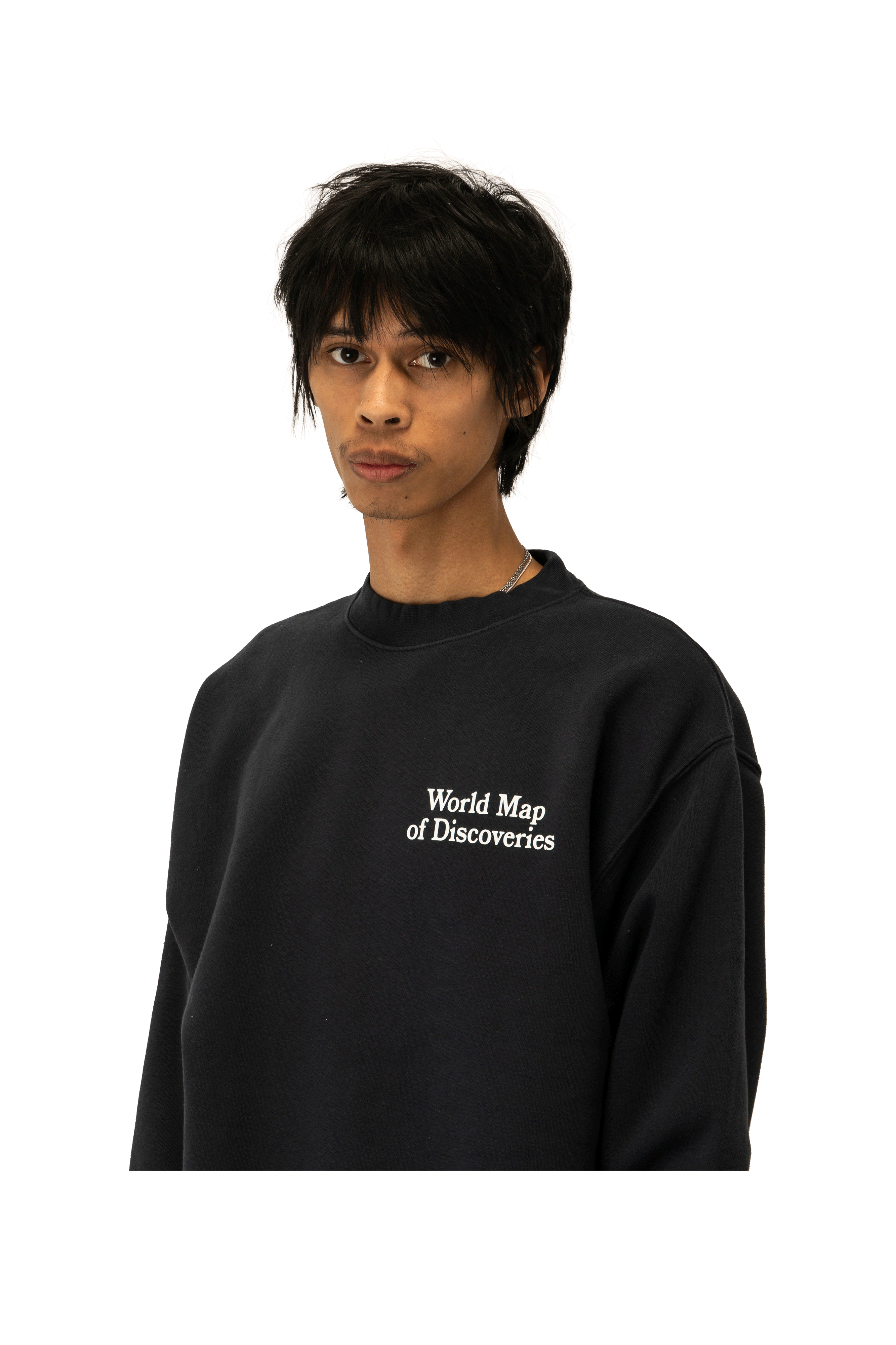 Public Possession World Map Of Discoveries Crewneck